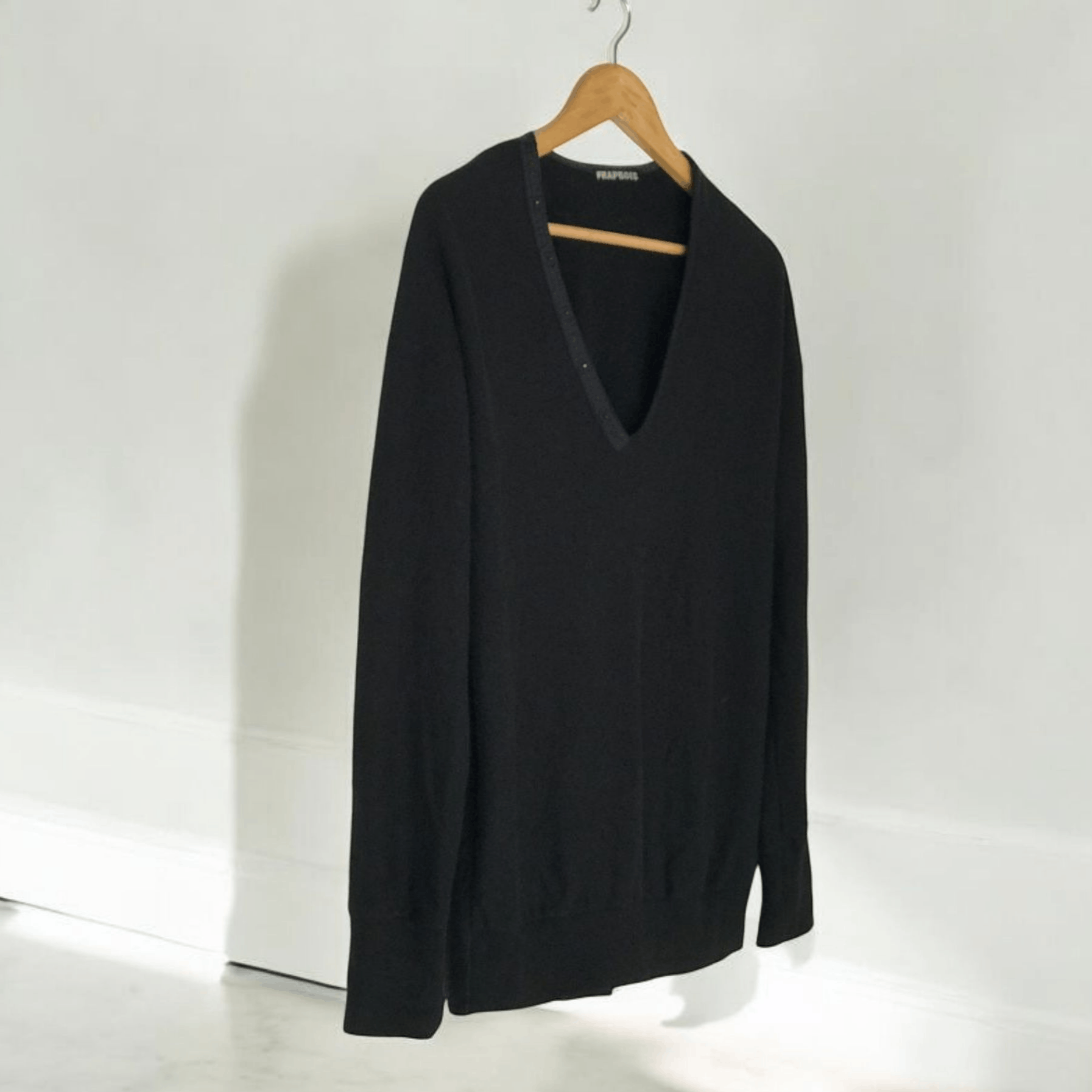 Frapbois × Issey Miyake Frapbois V Neck Sweatshirt Size US M / EU 48-50 / 2 - 1 Thumbnail