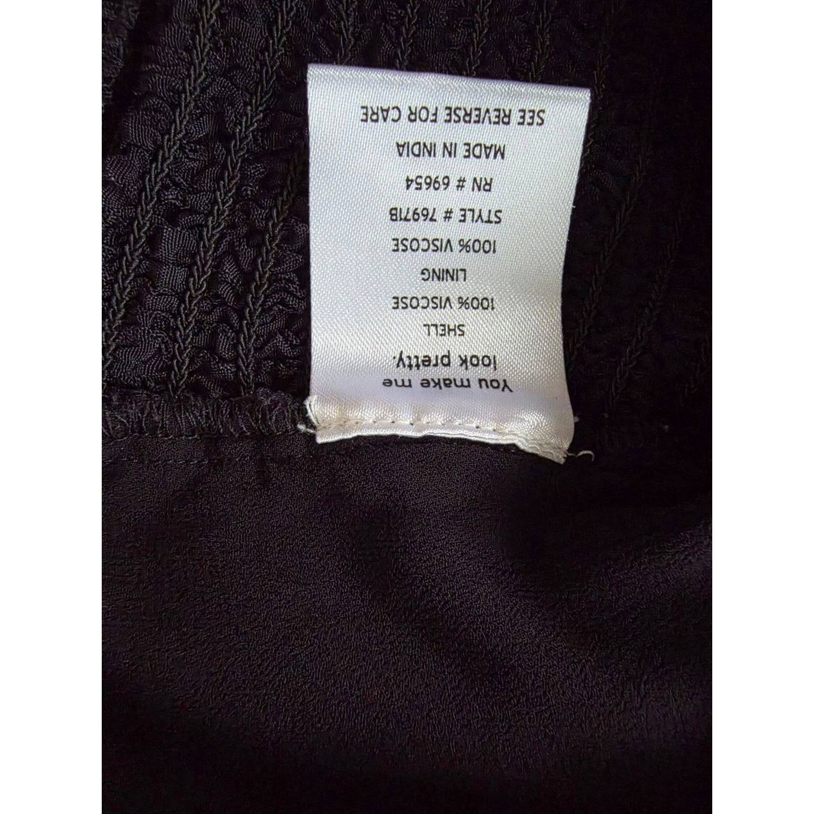 3MAN Rahi Women's Black Long-Sleeve Embroidered Top XS A001532 Size XS / US 0-2 / IT 36-38 - 5 Thumbnail