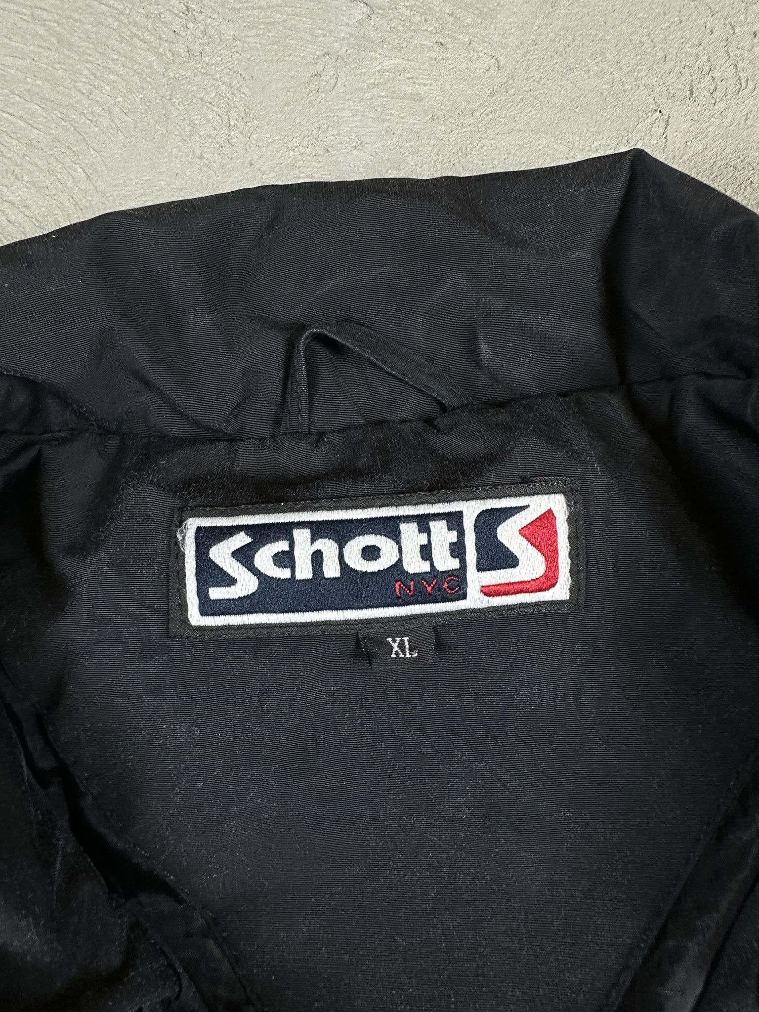 Schott Vintage Schott Nylon Long Logo Military Jacket Size US XL / EU 56 / 4 - 15 Thumbnail