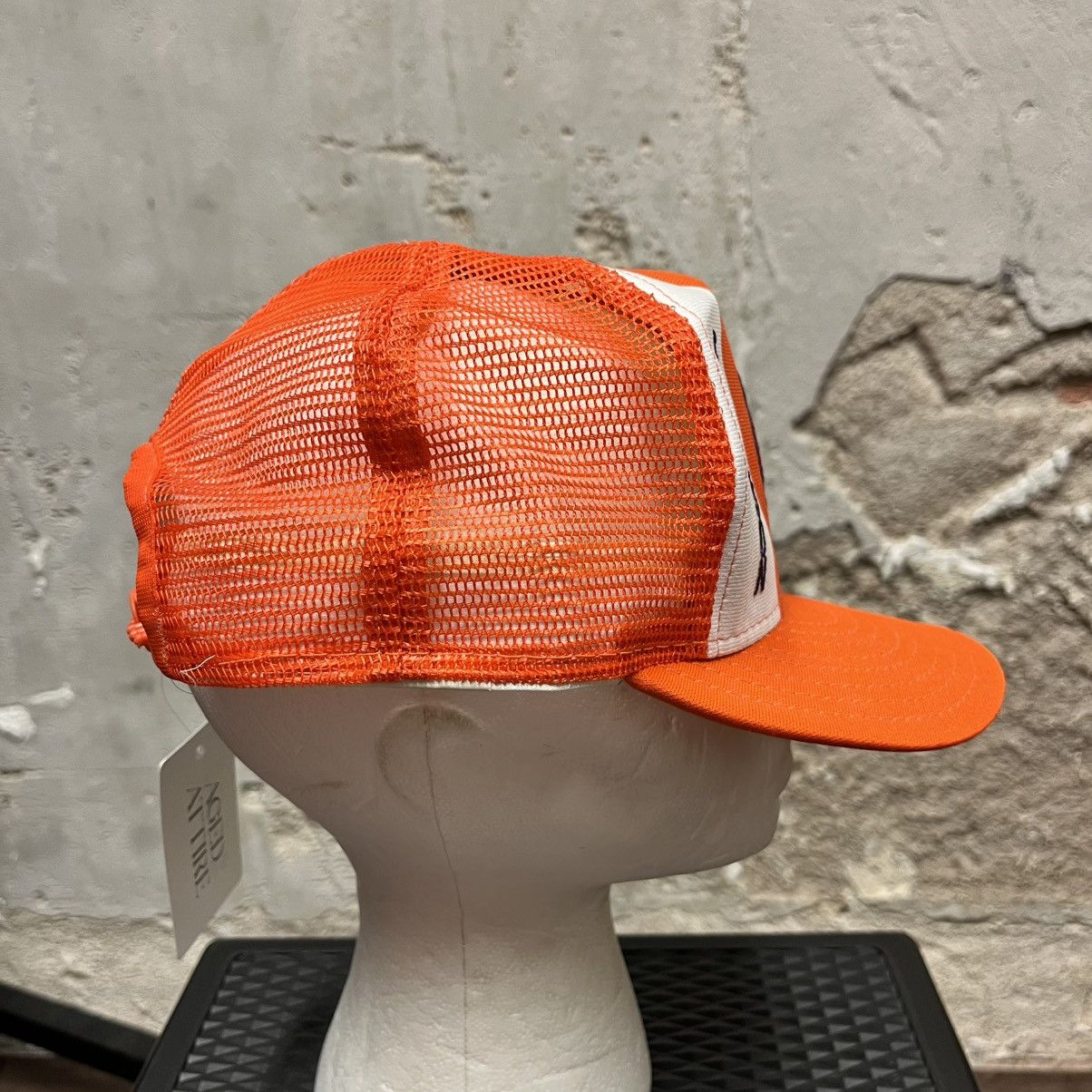 Vintage AJD Lucky Stripes Clemson Tigers Vintage 90s Trucker Hat OS Size ONE SIZE - 4 Thumbnail
