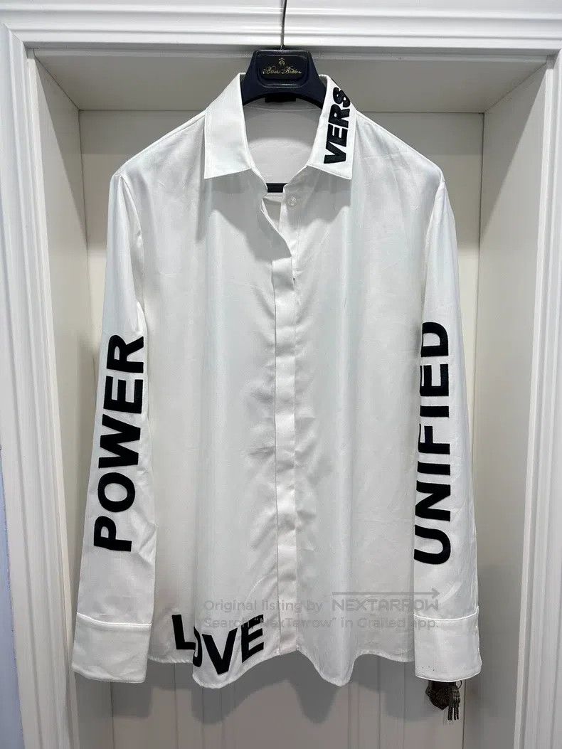Versace Versace Super handsome Love shirt Size US L / EU 52-54 / 3 - 1 Thumbnail