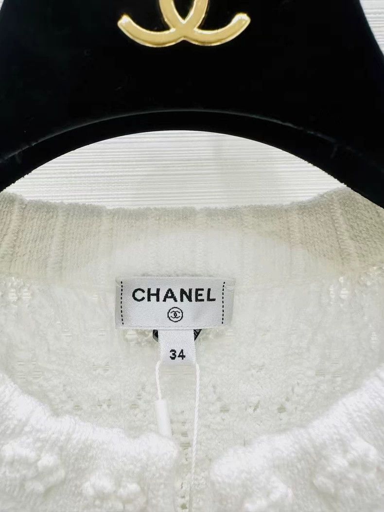 Chanel Chanel 24p three-dimensional camellia braided long-sleeved Size XXS / US 00 / IT 34 - 5 Thumbnail