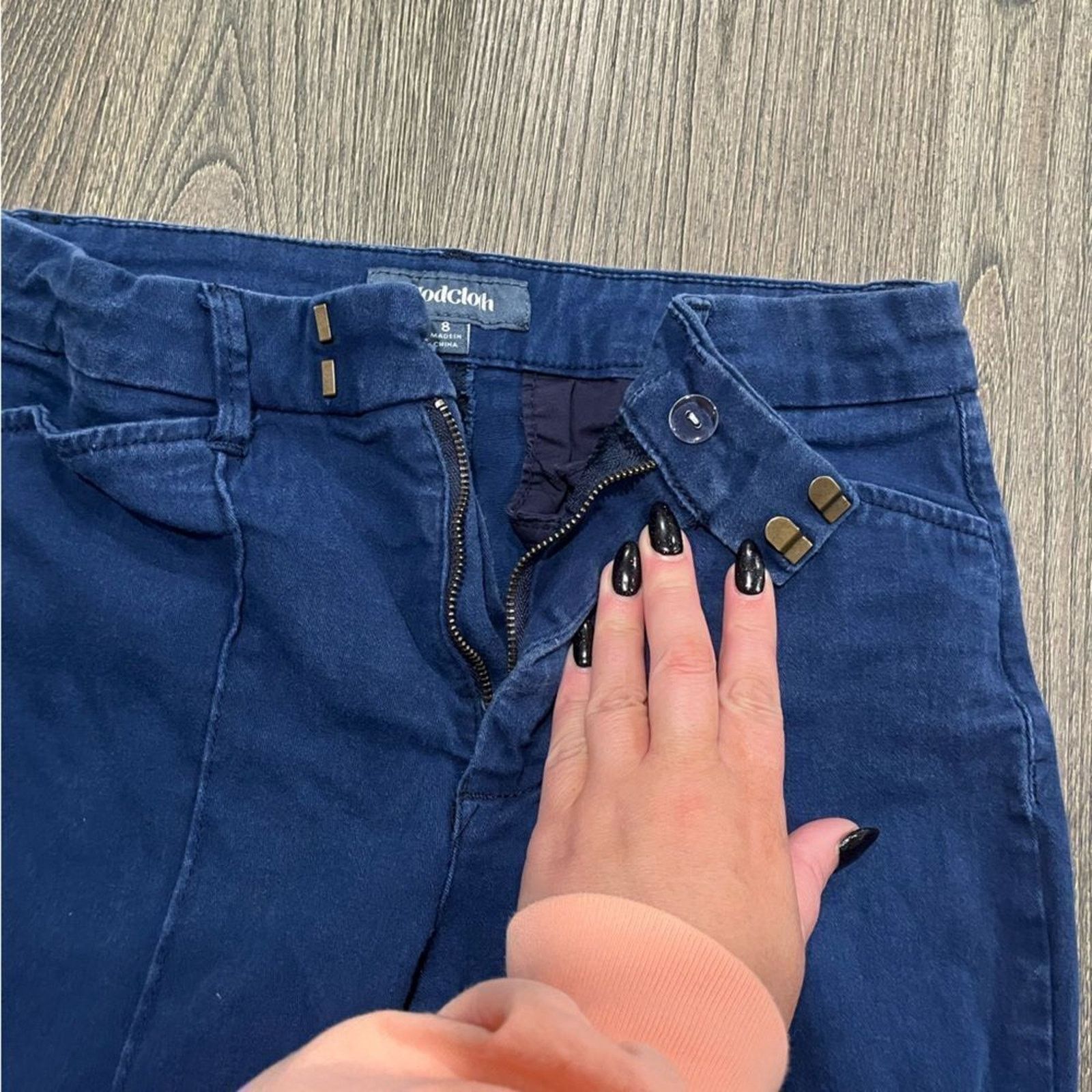 Vintage Modcloth Richmond Pants Front Seams Straight Leg Size 8 Size 30" / US 8 / IT 44 - 5 Thumbnail