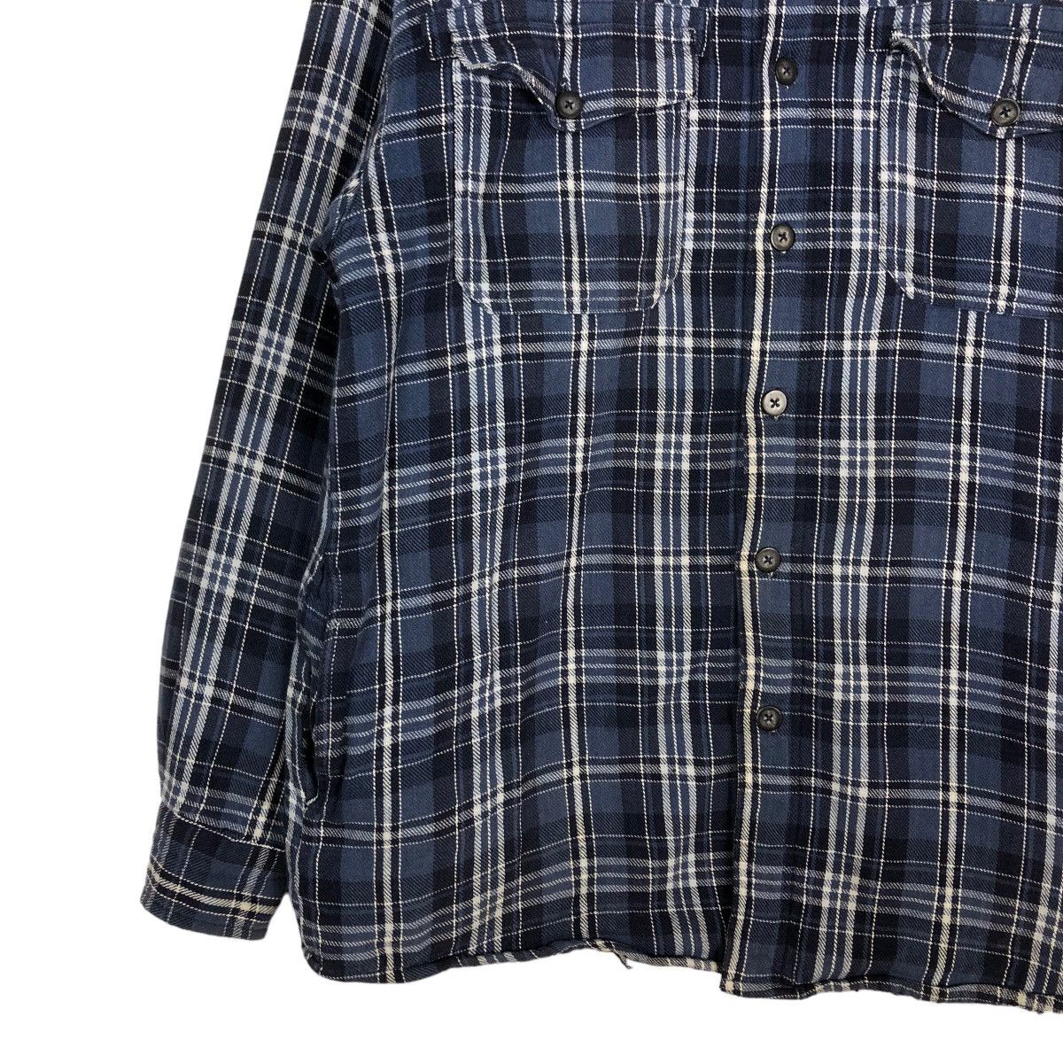 Flannel VINTAGE FLANNEL SHIRT JACKET LEVI’S SHEARLING TARTAN DESIGN Size US L / EU 52-54 / 3 - 5 Thumbnail