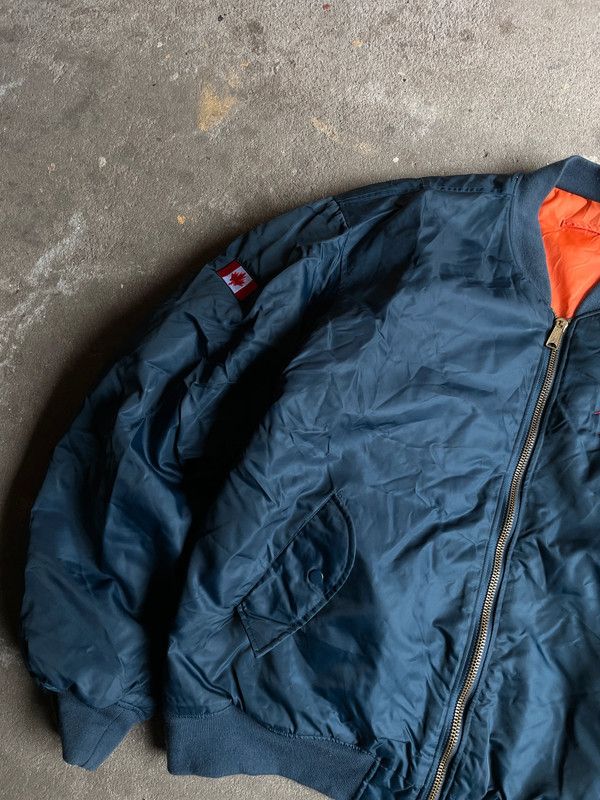 Vintage Vintage NASA Bomber Jacket Boxy Fit USA Retro Patch Size US XXL / EU 58 / 5 - 3 Thumbnail