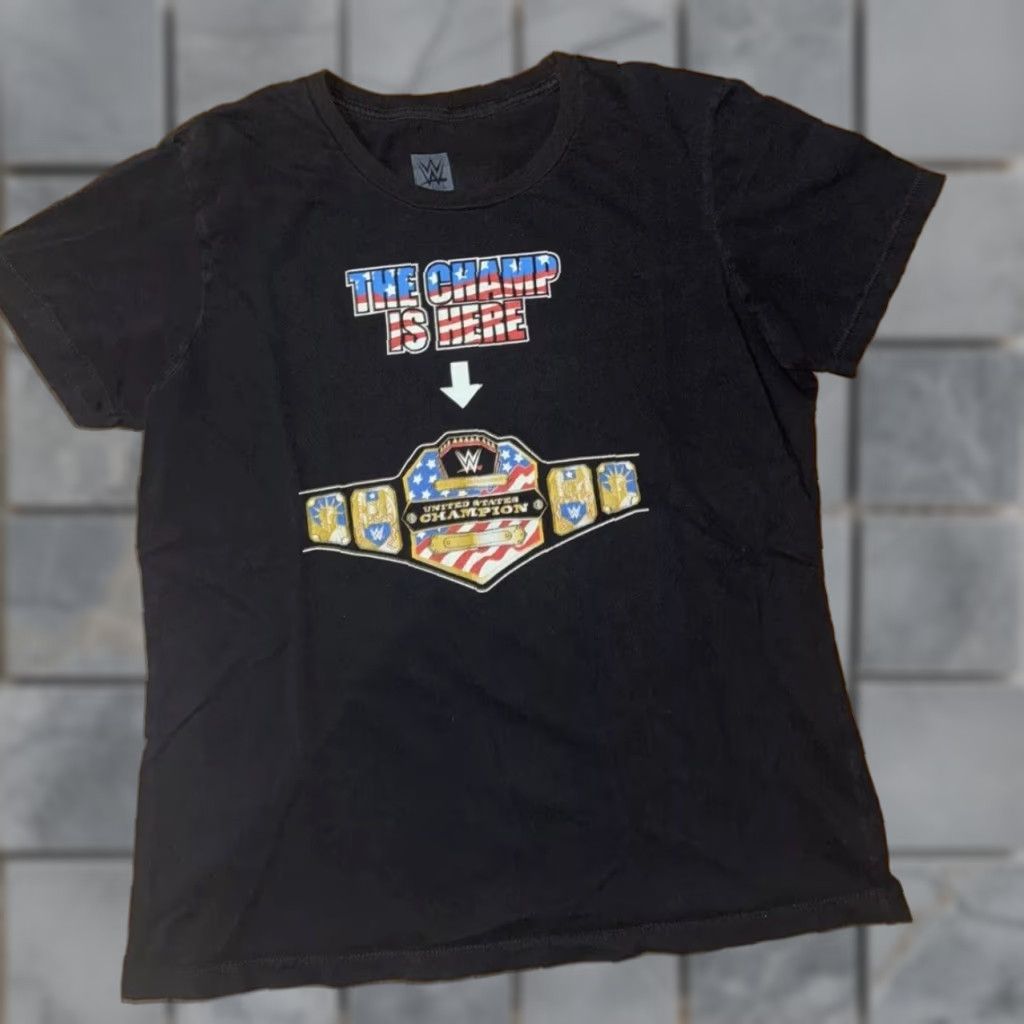 Champion WWE United States Champion Women’s T-Shirt Black 2XL Size XXL / US 16-18 / IT 52-54 - 1 Thumbnail