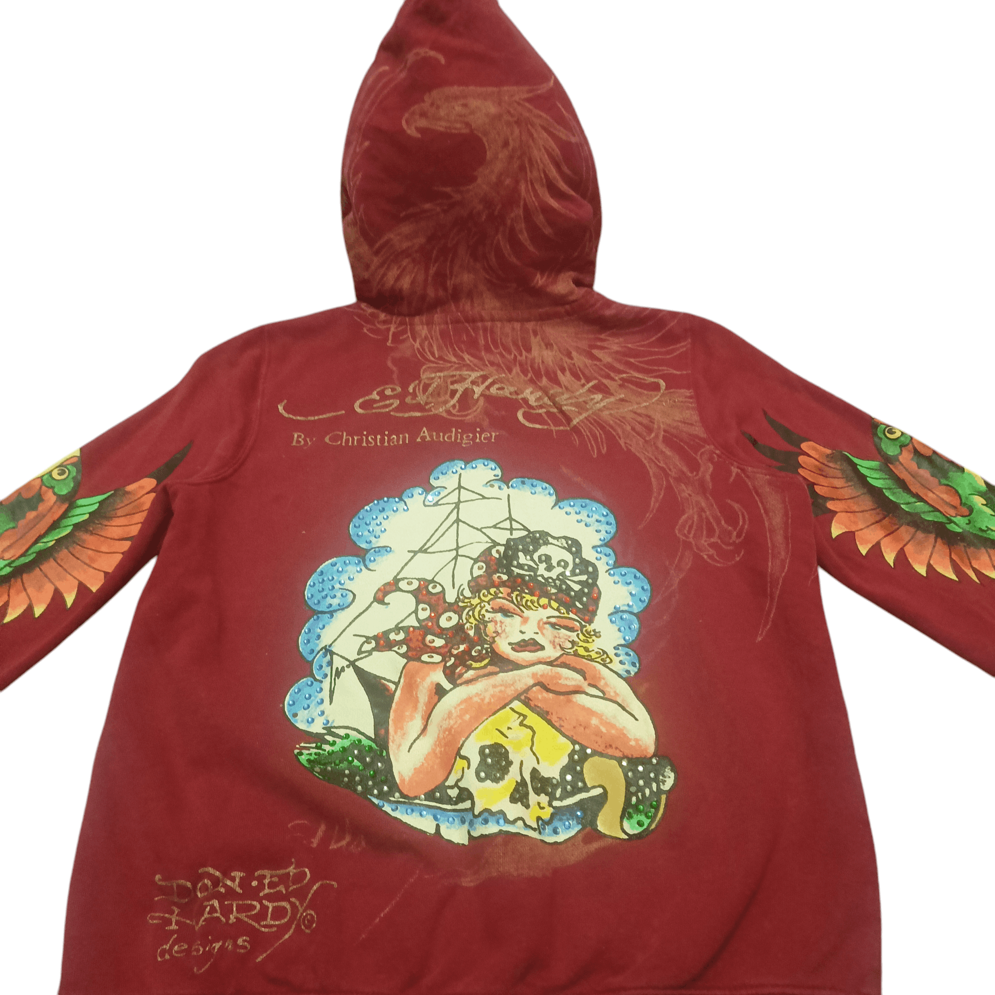 Ed Hardy Ed Hardy By Christian Audigier Hoodie Zipper Full Printed Size US XS / EU 42 / 0 - 15 Thumbnail