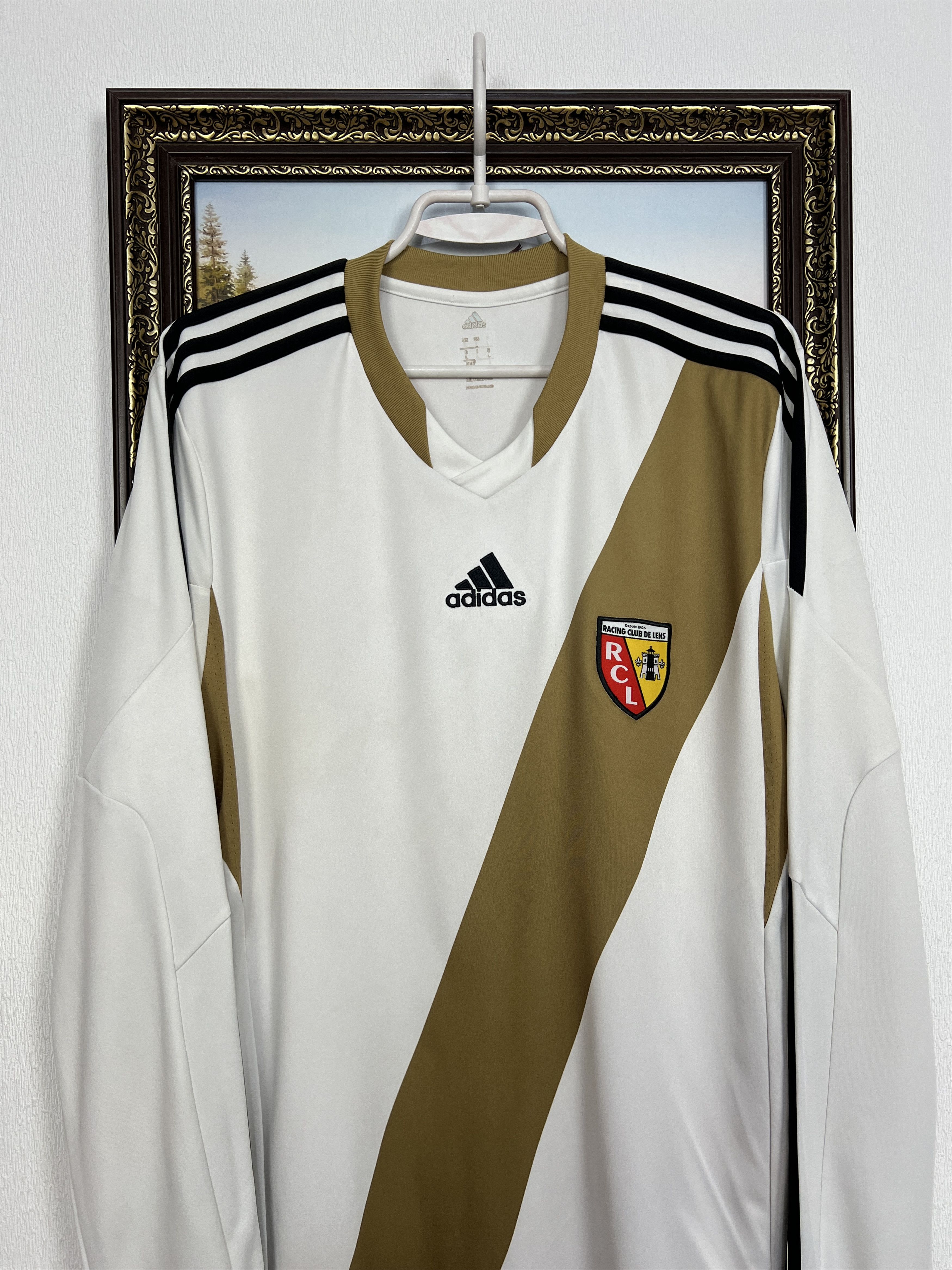Adidas Lens Away football shirt Soccer Jersey Long Sleeve Trikot Size US L / EU 52-54 / 3 - 2 Thumbnail