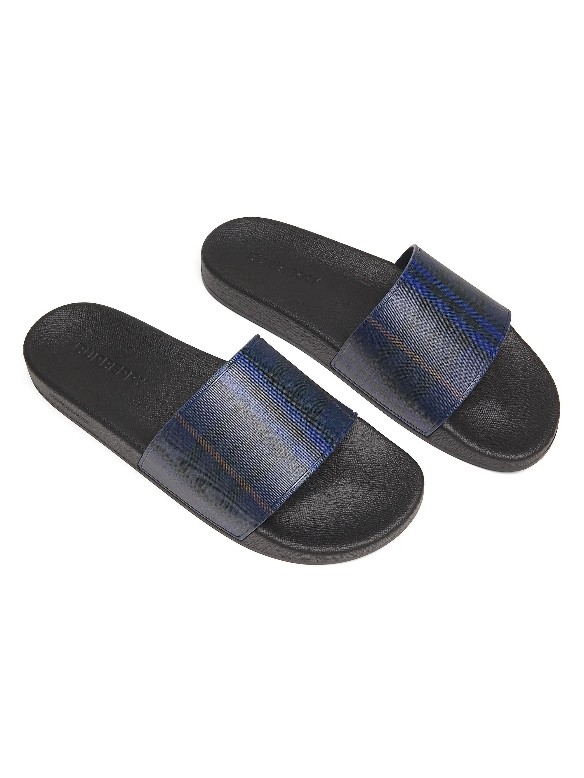 Burberry os11x0126 Furley Check Slide Sandals in Multicolor Size US 9 / EU 42 - 4 Thumbnail