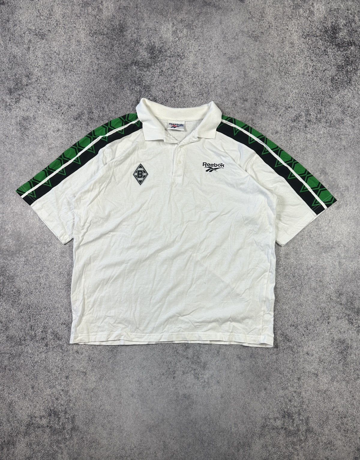 Reebok Vintage Reebok Borussia Soccer Polo Streetwear Rare 3XL Size US XXL / EU 58 / 5 - 1 Thumbnail