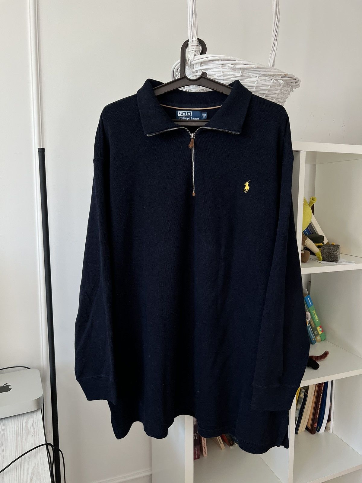 Vintage Polo Ralph Lauren 1/3 zip sweater y2k