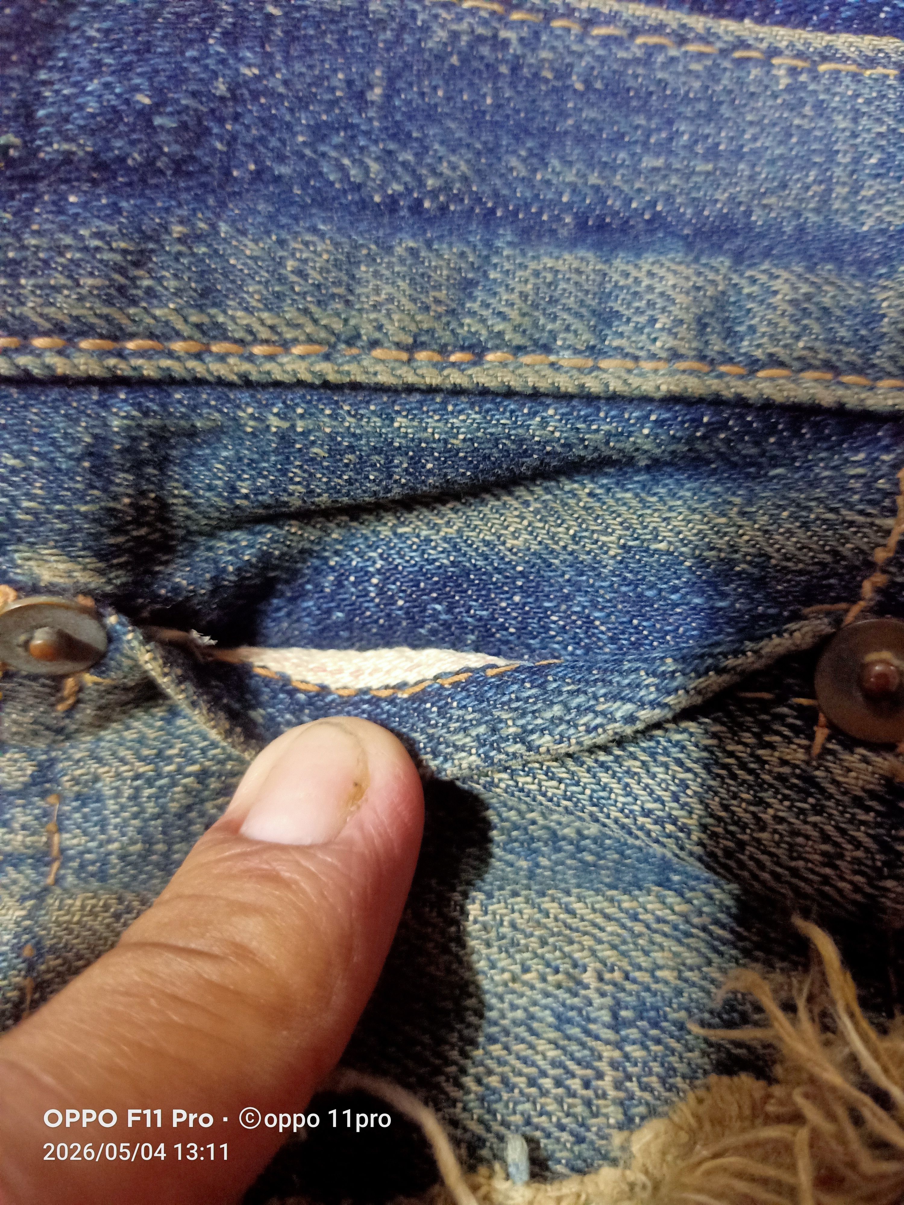 Oni Oni Denim 14oz Pure Blue Distressdenim Redselved Size US 30 / EU 46 - 17 Thumbnail