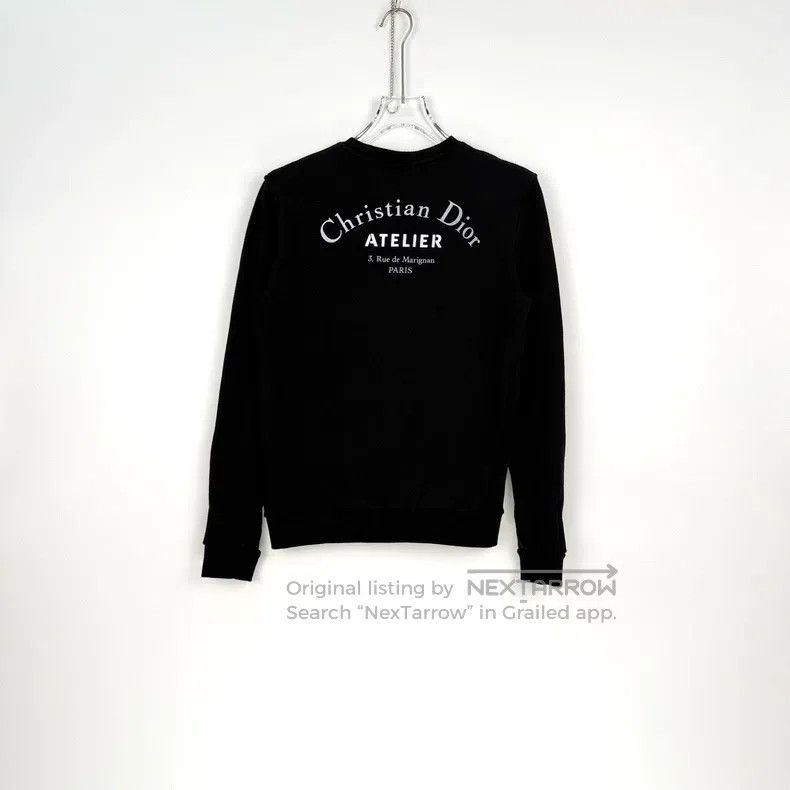 Dior Dior Black slogan logo sweatshirt Size US S / EU 44-46 / 1 - 4 Thumbnail