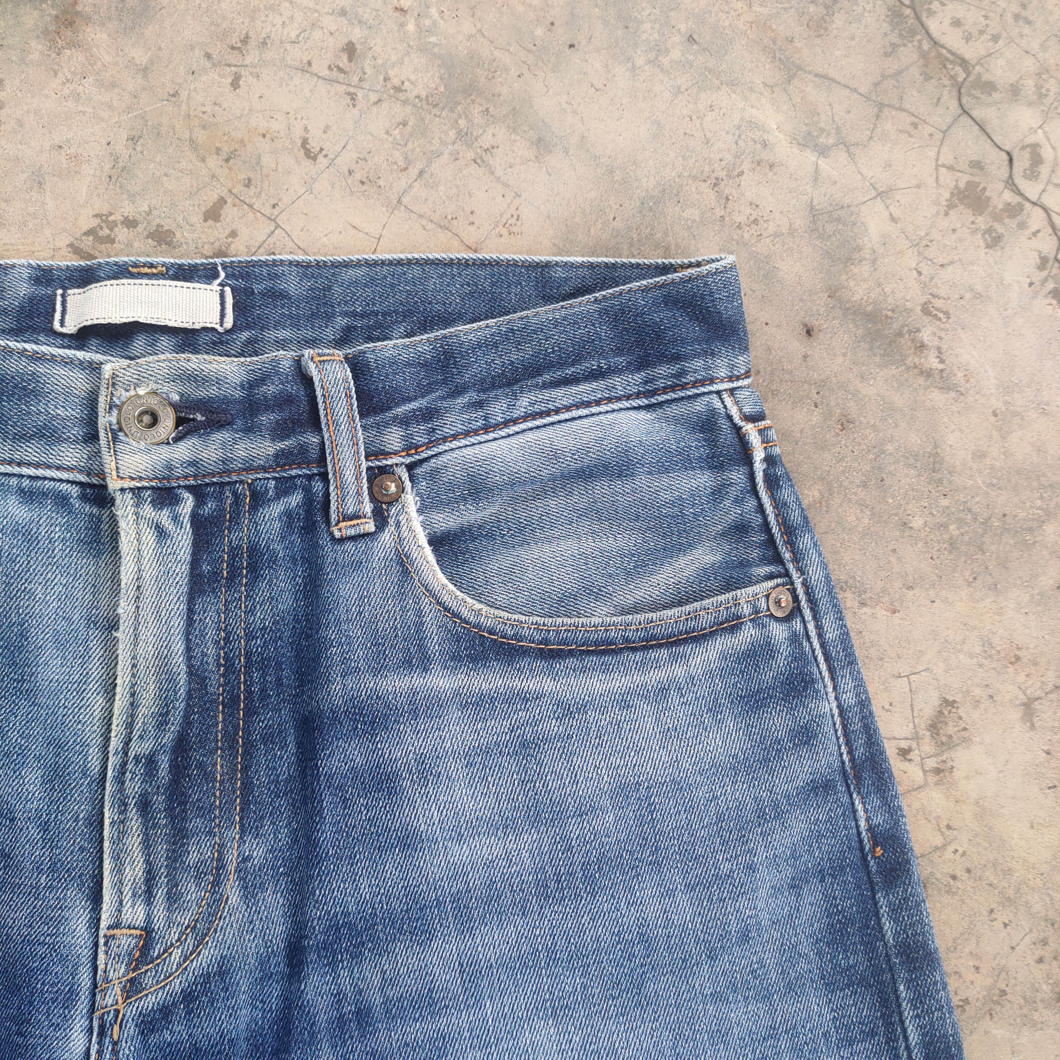 Japanese Brand Vintage japanese faded ripped jeans denim pants Size US 31 - 7 Thumbnail