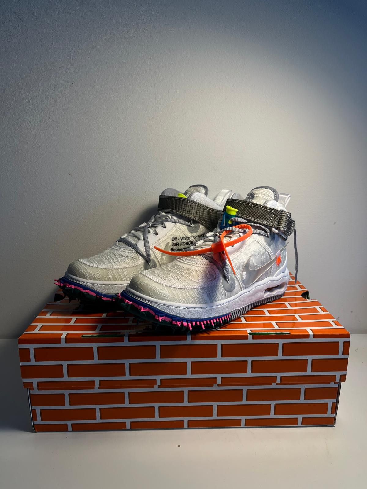 Nike × Off-White Nike Air Force 1 Mid Off-White 36 Size US 5 / IT 35 - 1 Thumbnail