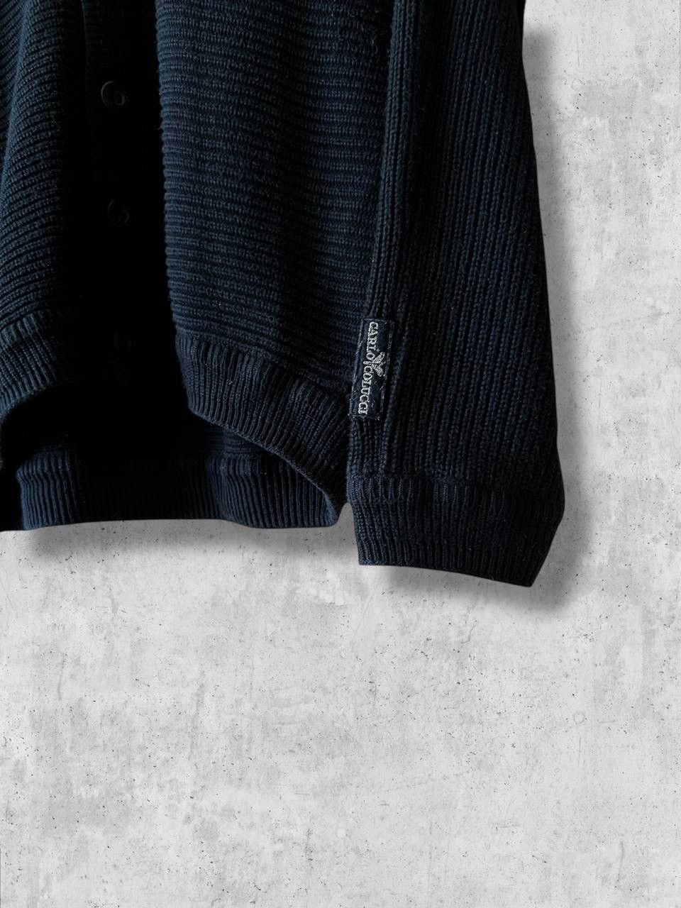 Carlo Colucci Carlo Colucci vintage button up cardigan sweater knit heavy Size US L / EU 52-54 / 3 - 6 Thumbnail