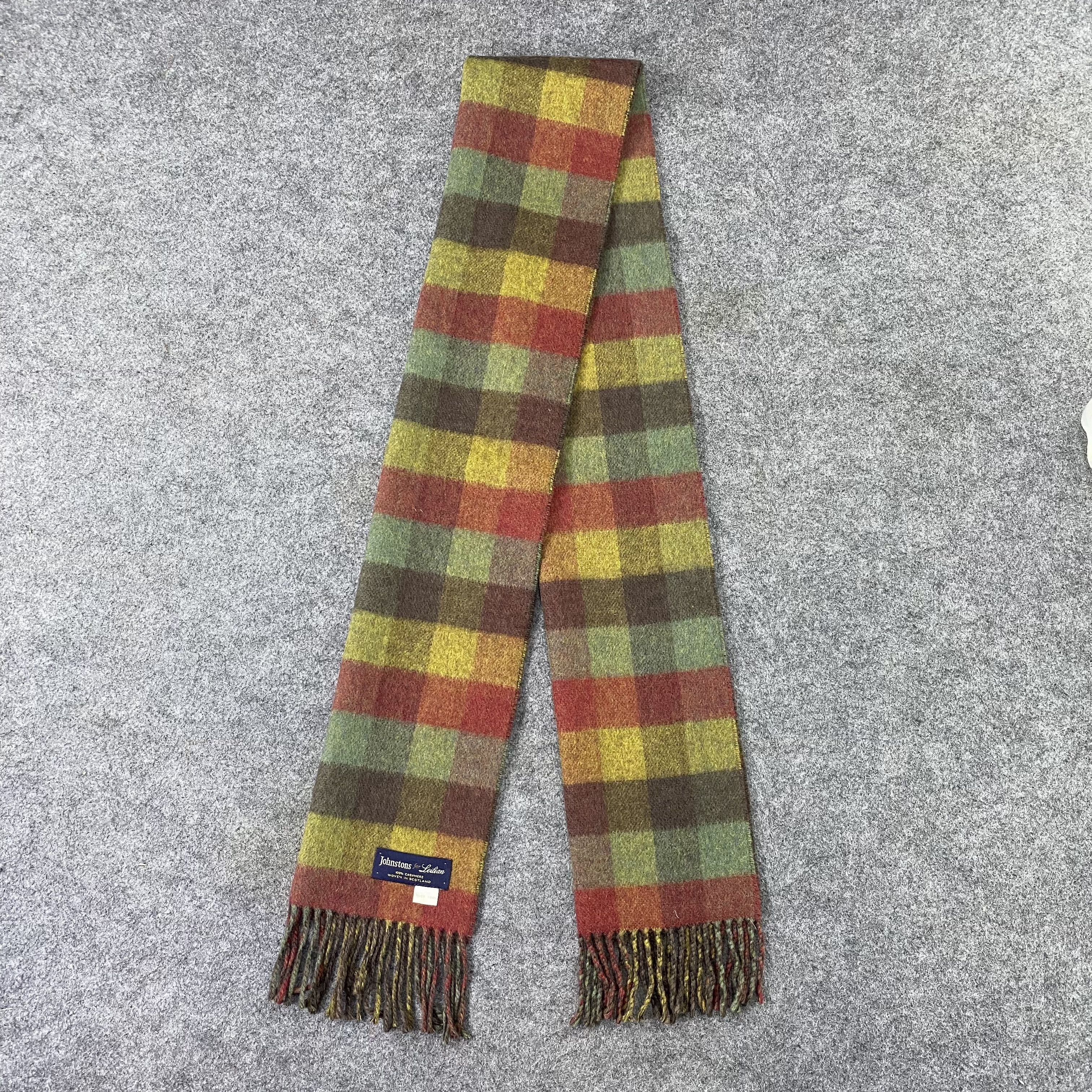 Johnstons Of Elgin Johnstons Of Elgin 100%Cashmere Scarf/Muffler/Neckwear-T1151 Size ONE SIZE - 4 Thumbnail