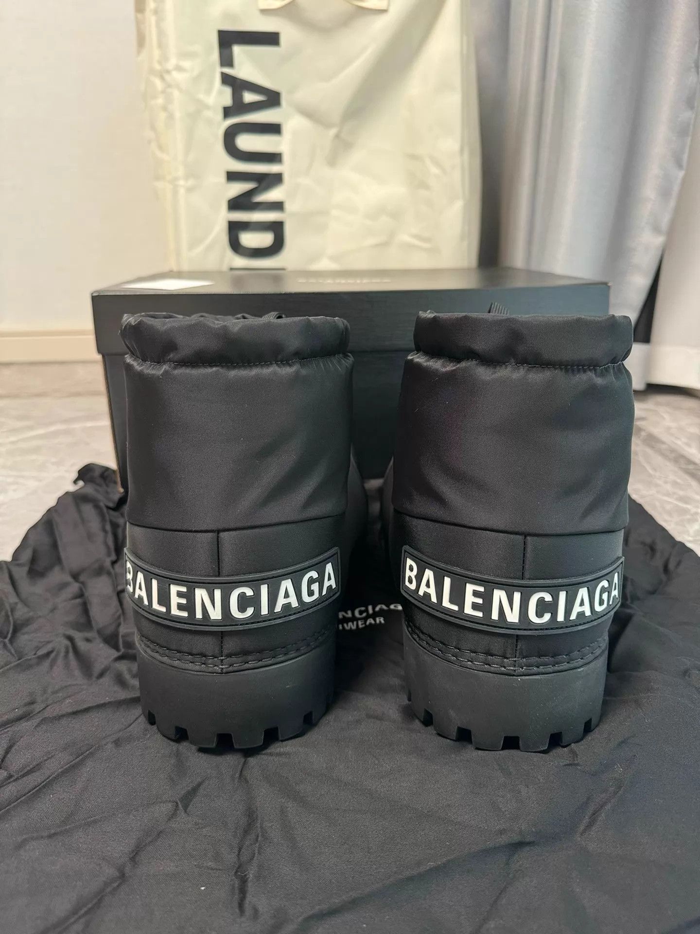 Balenciaga Balenciaga low-top nylon snow boots black 38 new Size US 7.5 / IT 37.5 - 4 Thumbnail