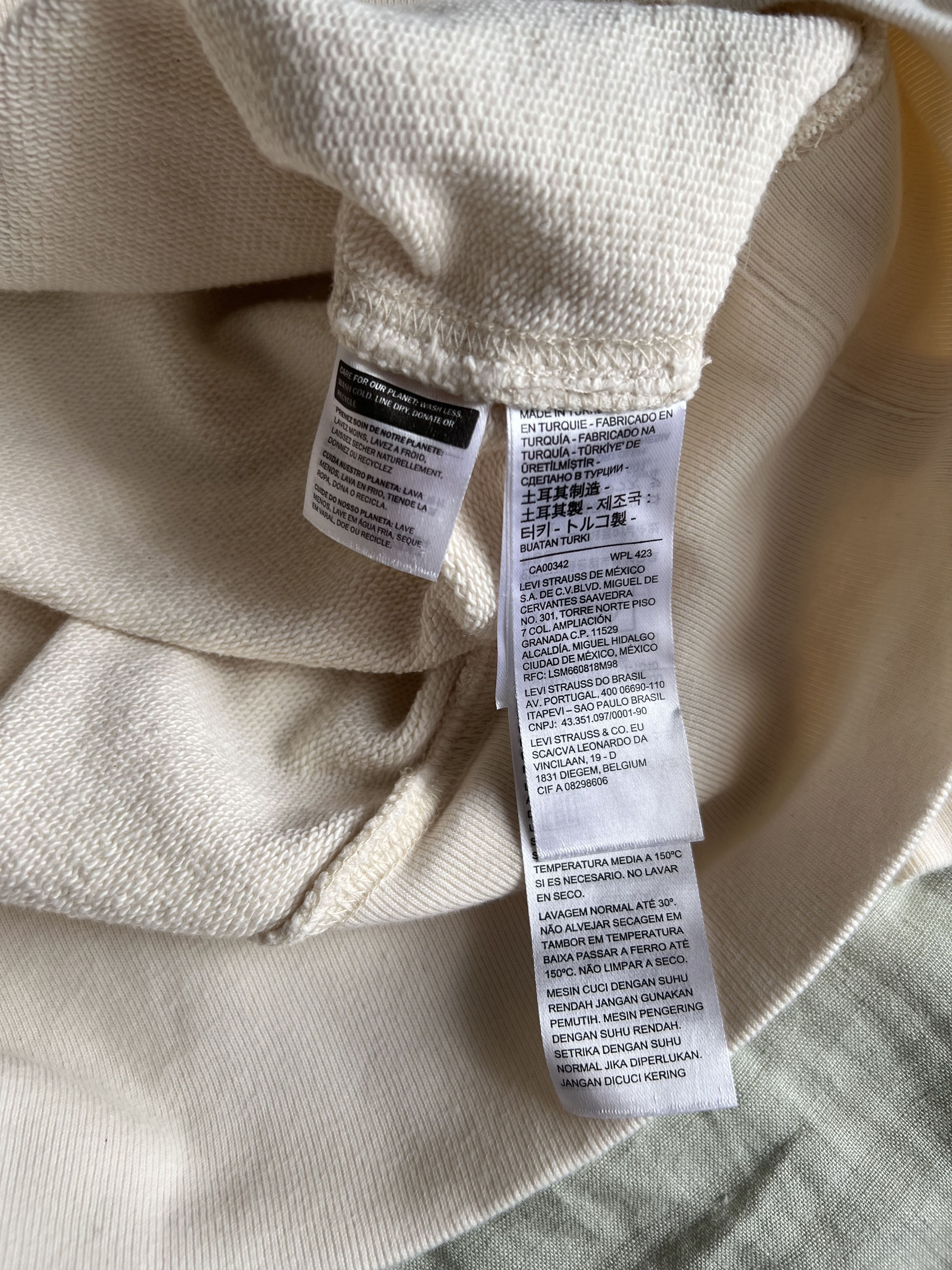 Levi's × Reese Cooper Reese Cooper Levi's Hooded Sweatshirt in Natural Size US XXL / EU 58 / 5 - 10 Thumbnail