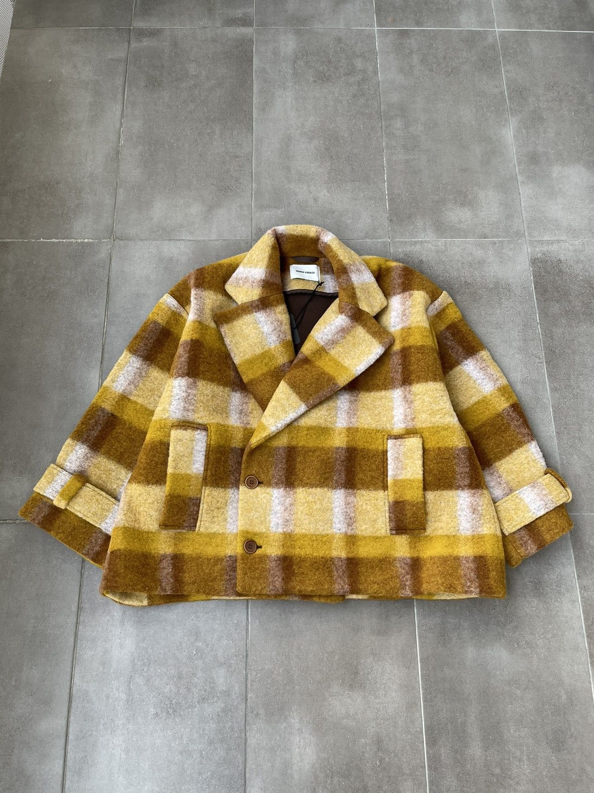 Henrik Vibskov !DS! AW22 Henrik Vibskov Checkered Short Fisherman Jacket Size US M / EU 48-50 / 2 - 6 Thumbnail