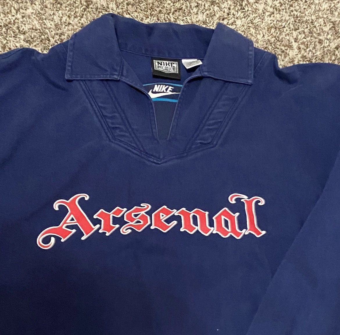 Nike 90's Nike Premier Arsenal Player sweatshirt Jacket Size XL Size US XL / EU 56 / 4 - 4 Thumbnail