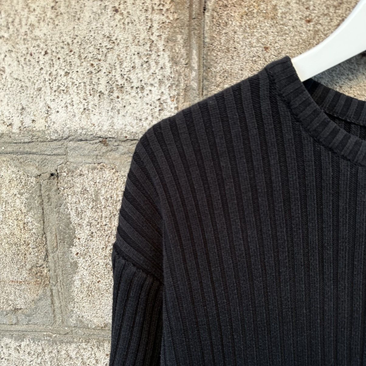 Le Grande Bleu (L.G.B.) VTG Japan Knit Sweater Pure Y2K 00s USA Grunge Avantgarde Size US L / EU 52-54 / 3 - 5 Thumbnail