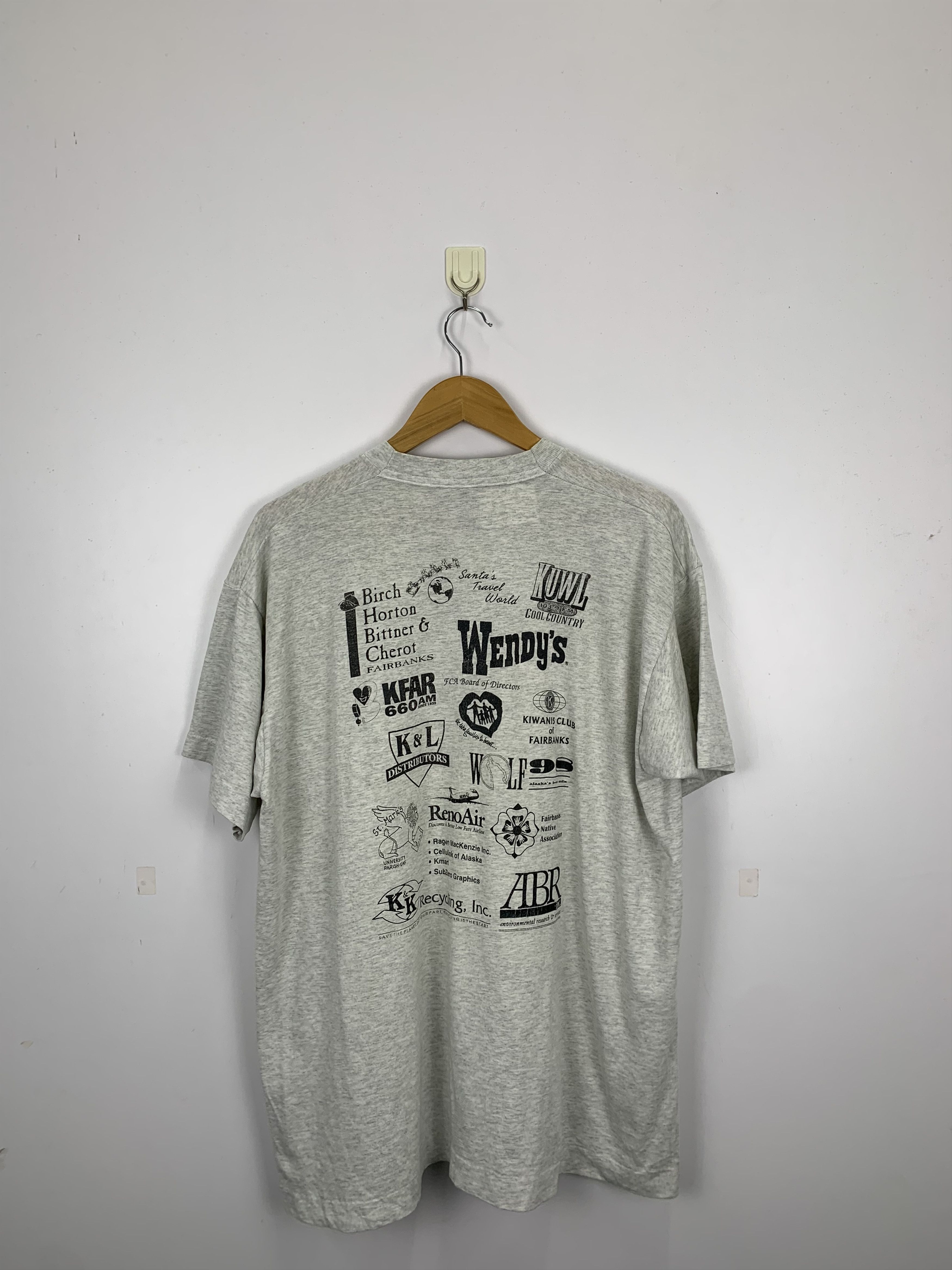 Vintage Vintage 90s Alaska Mosquito Meander 5K T Shirt TA0154 Size US XL / EU 56 / 4 - 3 Thumbnail