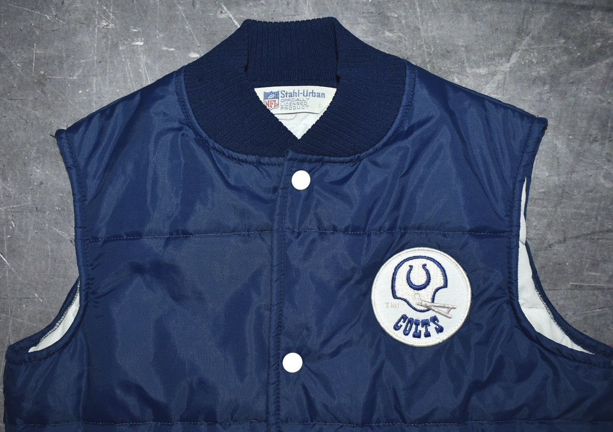 NFL × Vintage Vintage 90s Indianapolis Colts NFL Puffer Vest (S) Size US S / EU 44-46 / 1 - 2 Thumbnail