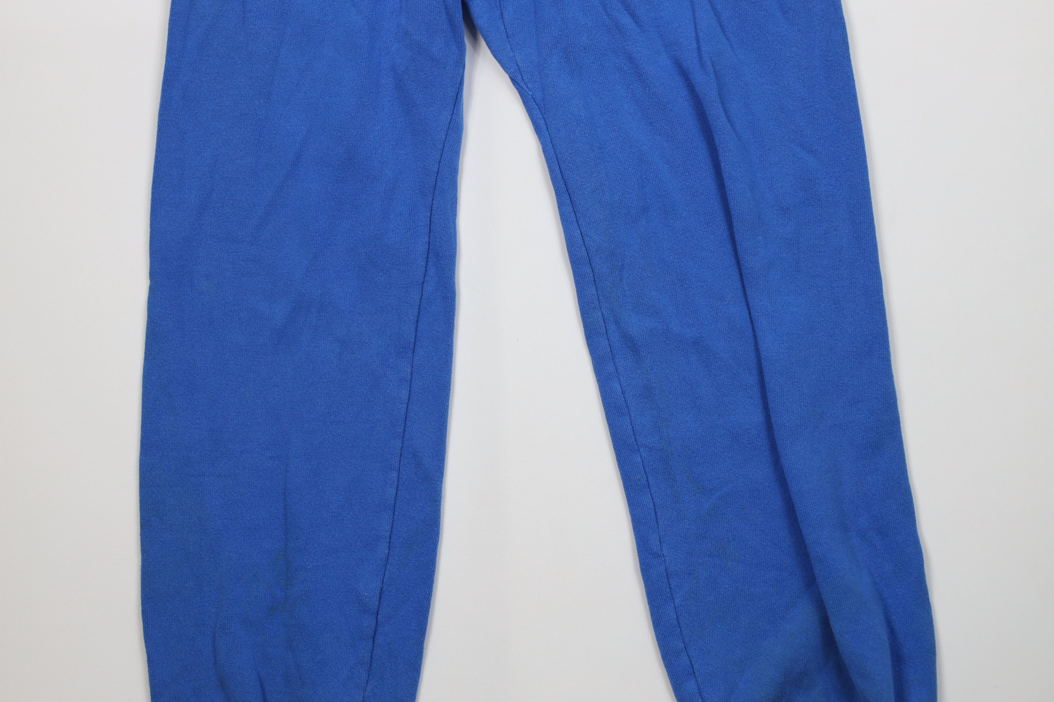 Hanes Vintage 80s 90s Hanes Sweatpants Joggers Royal Blue USA Size US 32 / EU 48 - 3 Thumbnail