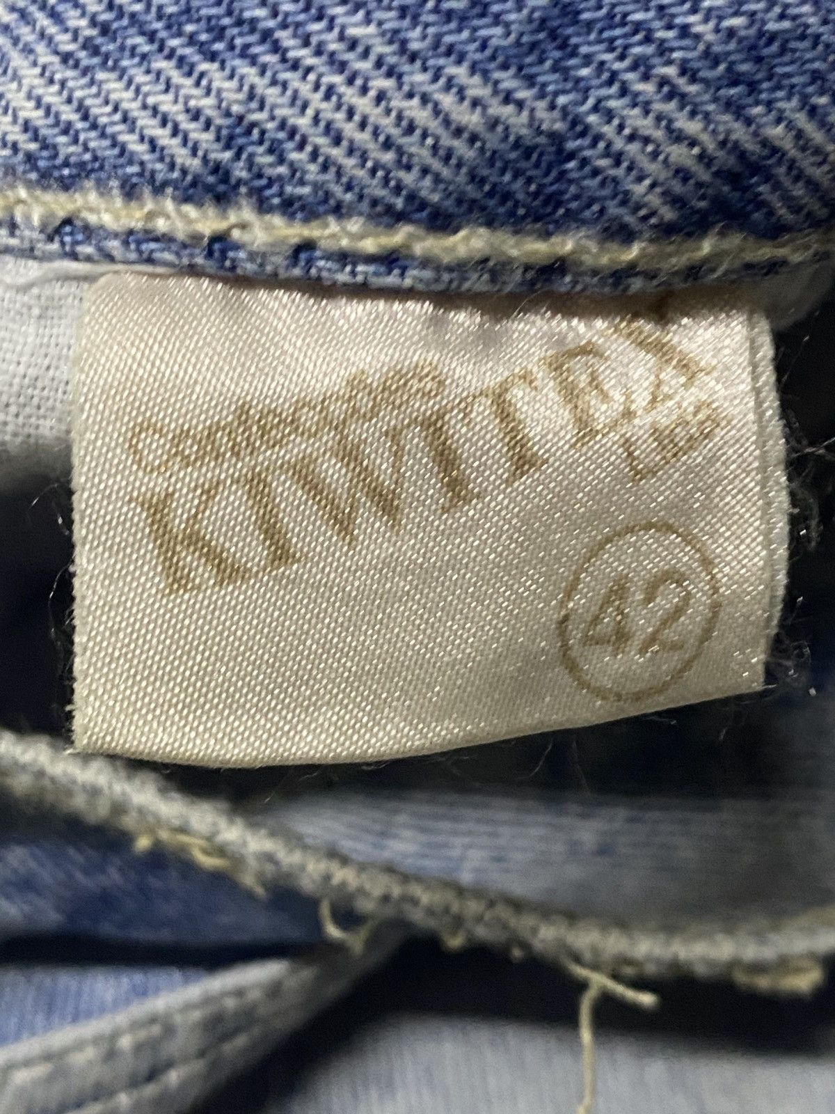 Kiwi Vintage Kiwitex Light Wash Distressed Taperred Leg Jeans Size US 30 / EU 46 - 15 Thumbnail