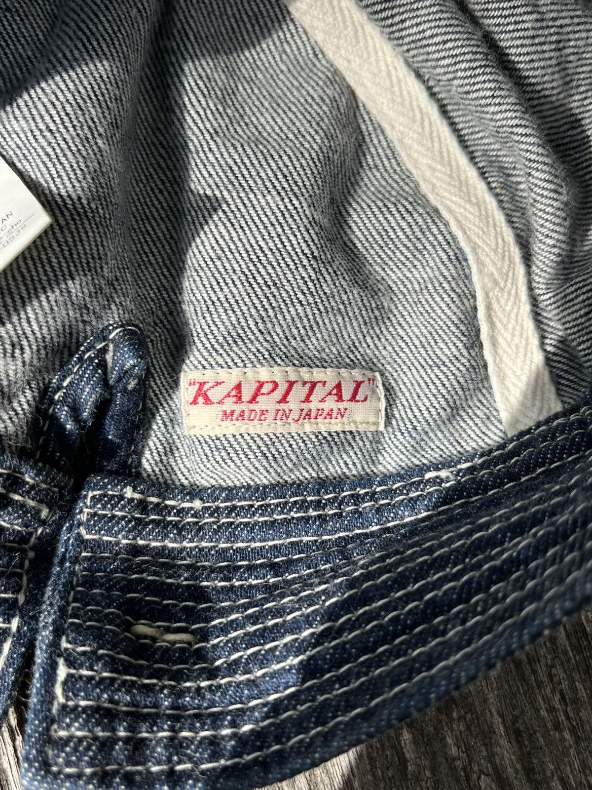Kapital Kountry 💥KAPITAL Denim Work Cap // Size ONE SIZE - 6 Thumbnail