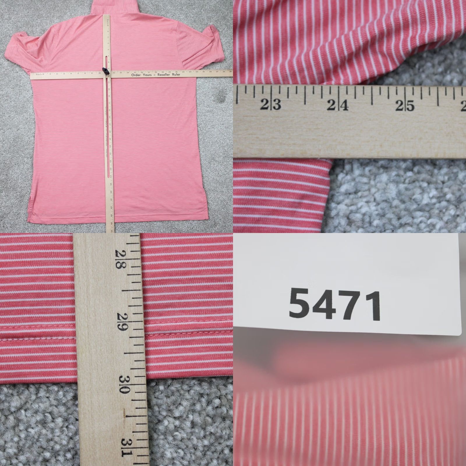 Peter Millar Peter Millar Polo Shirt Mens Large Red 100% Polyester Short Sleeve Knit Logo on left breast Size US L / EU 52-54 / 3 - 9 Thumbnail