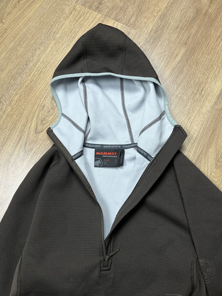 Mammut ➕ brown ninja zip tech hoodie shell mammut gorpcore y2k Size M / US 6-8 / IT 42-44 - 2 Thumbnail