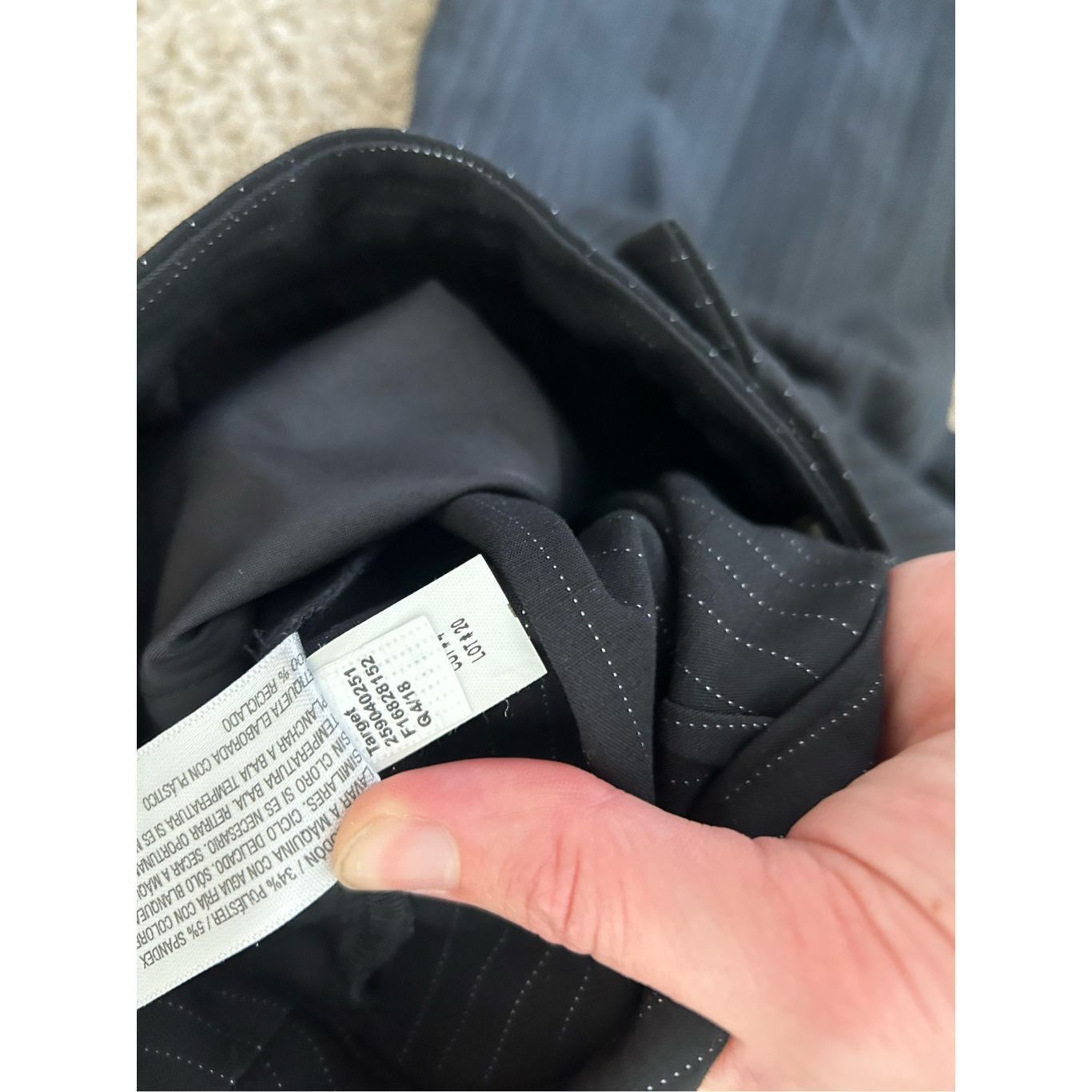 Other Prologue Black White Pinstripe Straight-Leg Pants, Size 6 Size 28" / US 6 / IT 42 - 7 Thumbnail