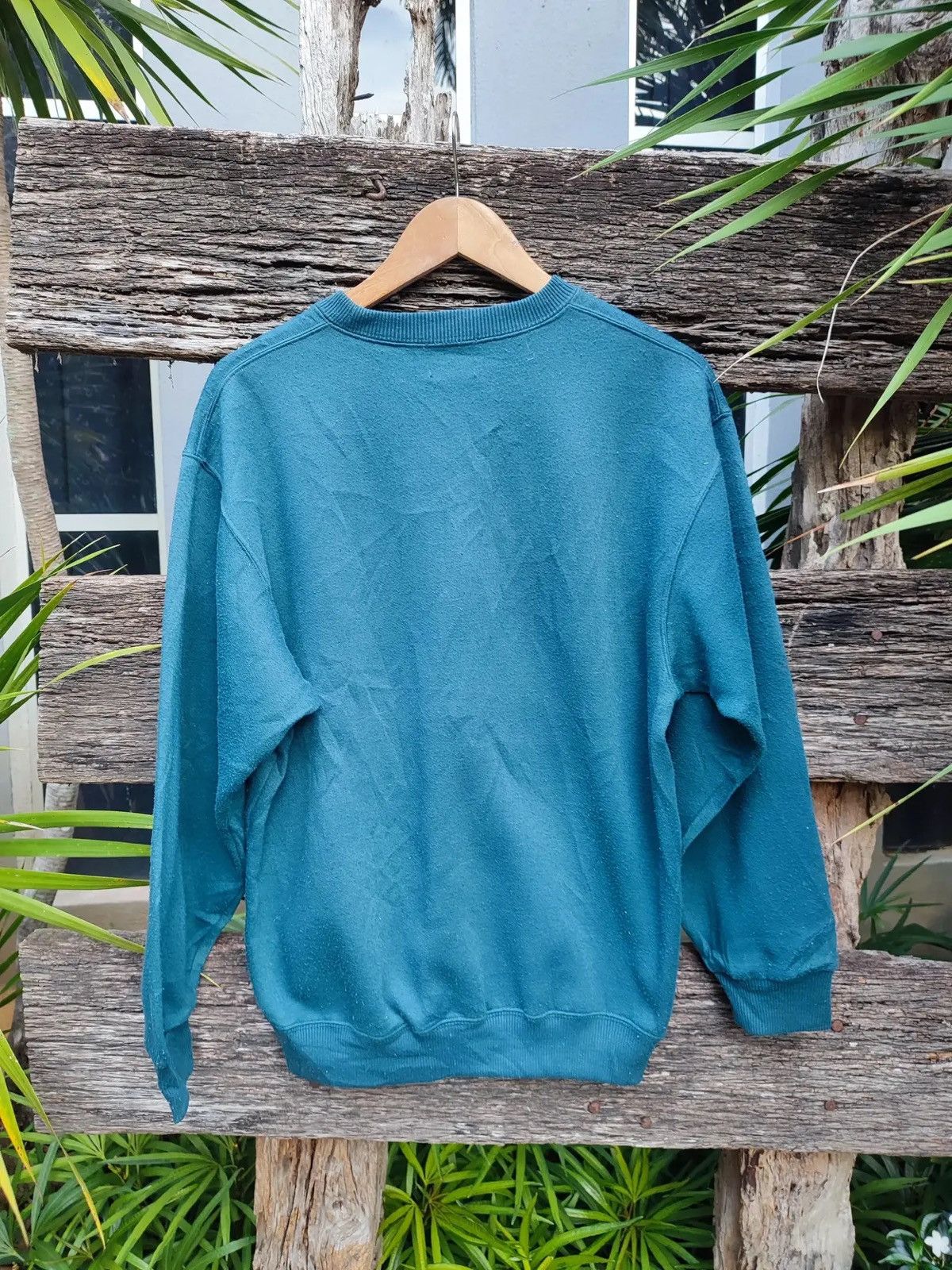 Budweiser Vintage Budweiser Logo Crewneck Sweatshirt (Teal) Size US M / EU 48-50 / 2 - 6 Thumbnail