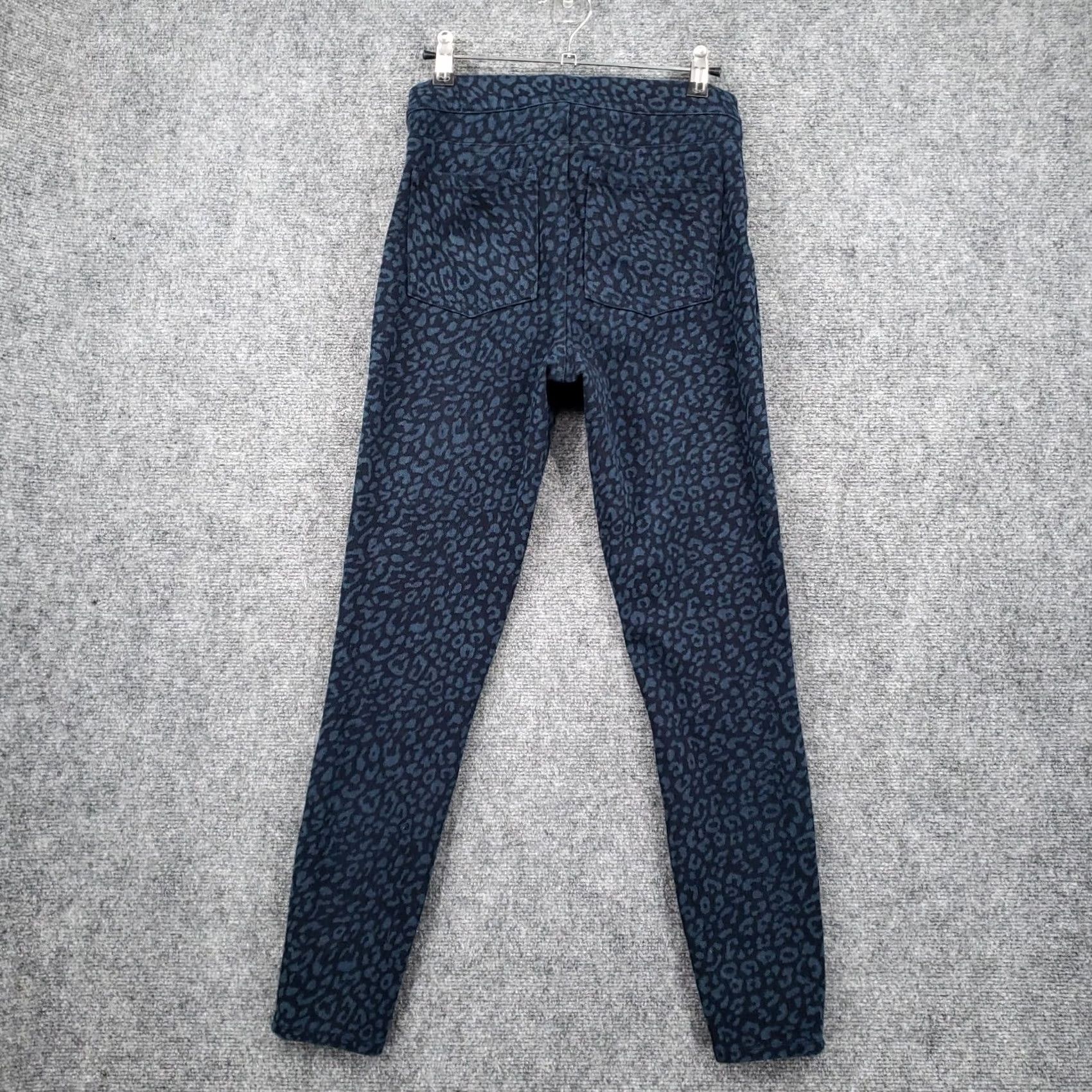 Spanx Spanx Leggings Womens 28 Blue Denim Leopard Print Ankle High Rise Pull On Shirt, Leggings, Denim Leopard, 28, Womens, Spanx Size 28" / US 6 / IT 42 - 2 Thumbnail