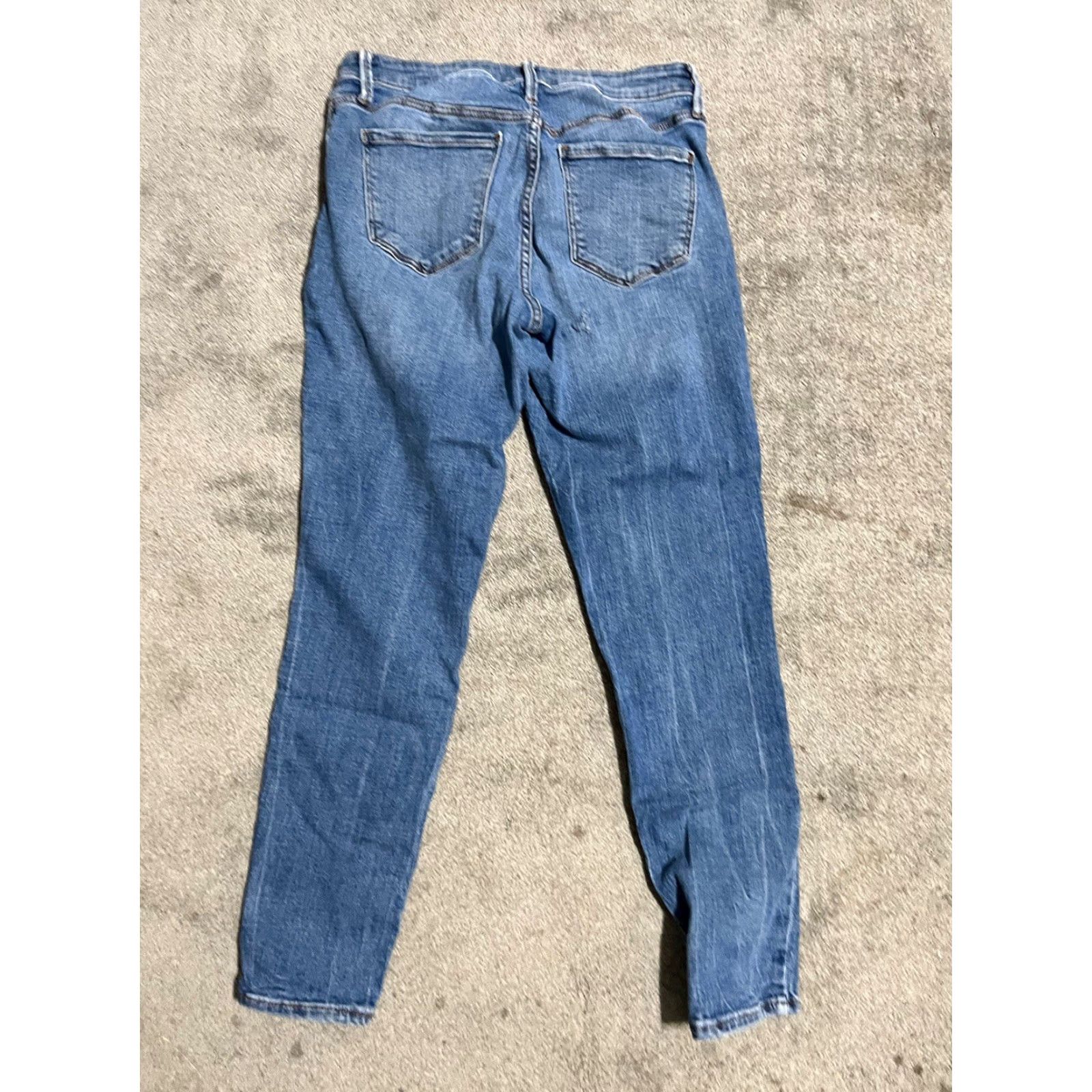 Old Navy Old Navy Womens Rockstar Super Skinny Jeans Womens Size 10 Regular Blue Size 32" / US 10 / IT 46 - 3 Thumbnail