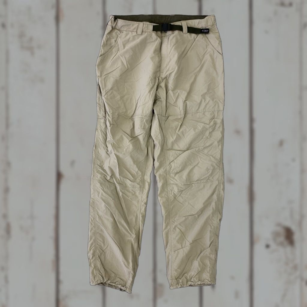 Outdoor Research Outdoor Research Pants Men Regular 38 Beige Nylon Stretch Water Resistant Zip Pocket Pockets Hiking Outdoor Size US 38 / EU 54 - 1 Thumbnail