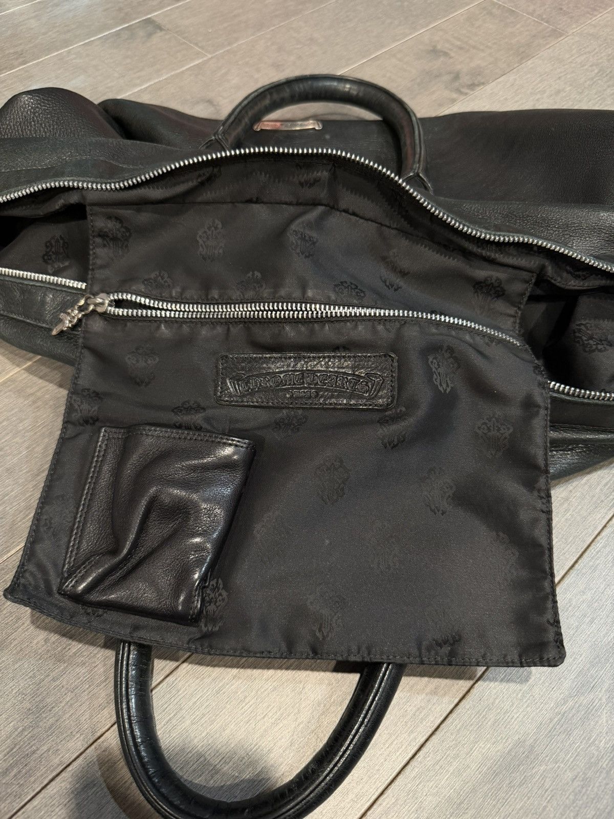Chrome Hearts Chrome Hearrts 21 Patch Black Leather Bag Size ONE SIZE - 10 Thumbnail
