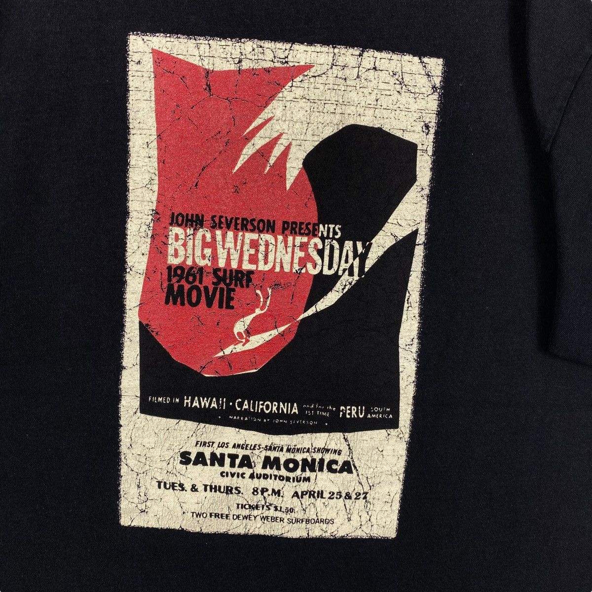 Sun Surf John Severson Presents BIG WEDNESDAY Surf Movie Sun Surf Tee Size US M / EU 48-50 / 2 - 2 Thumbnail