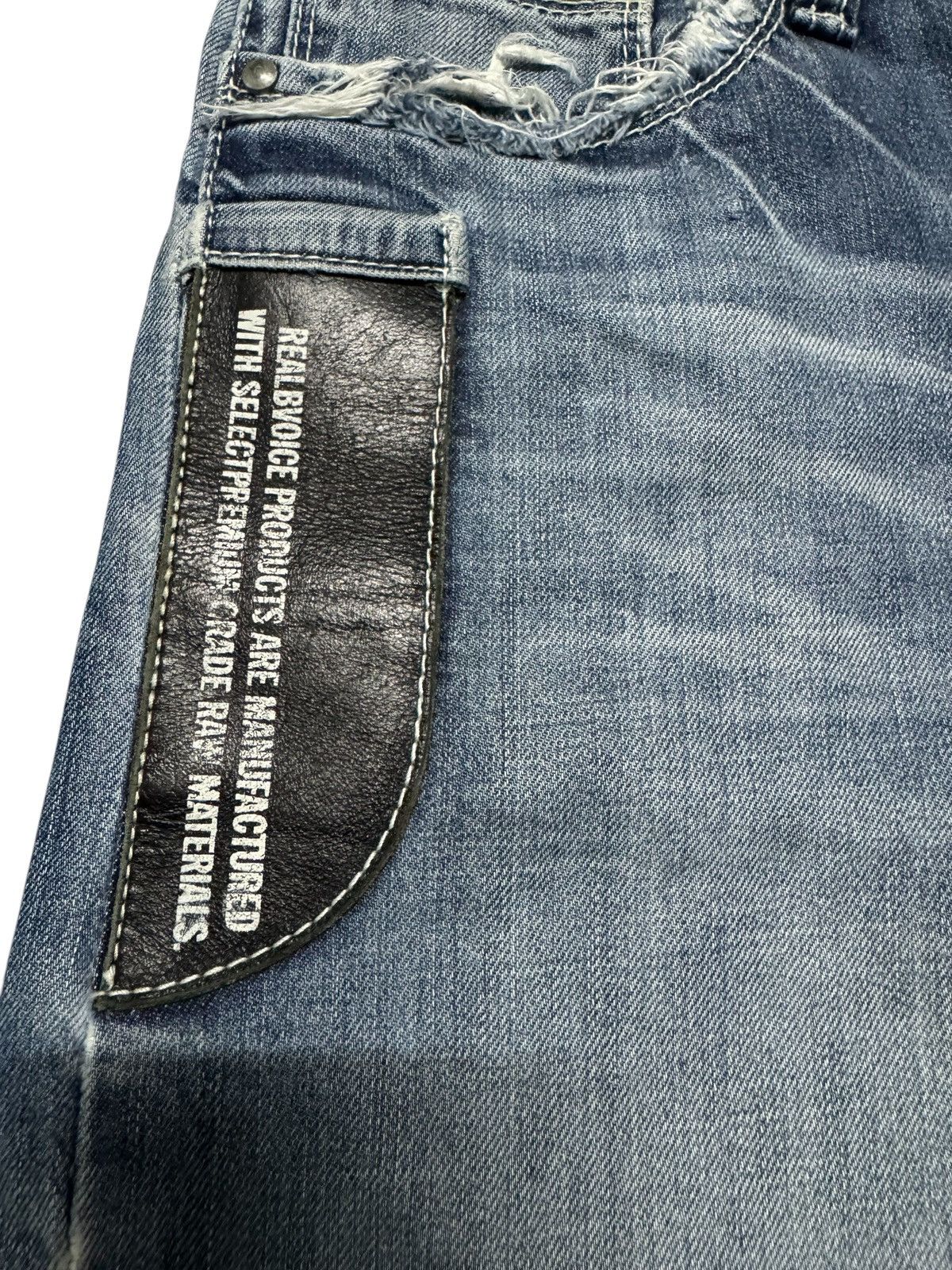 Kapital VINTAGE 90's REALBVOICE WASH PATCHWORK RARE DENIM Size US 29 - 6 Thumbnail
