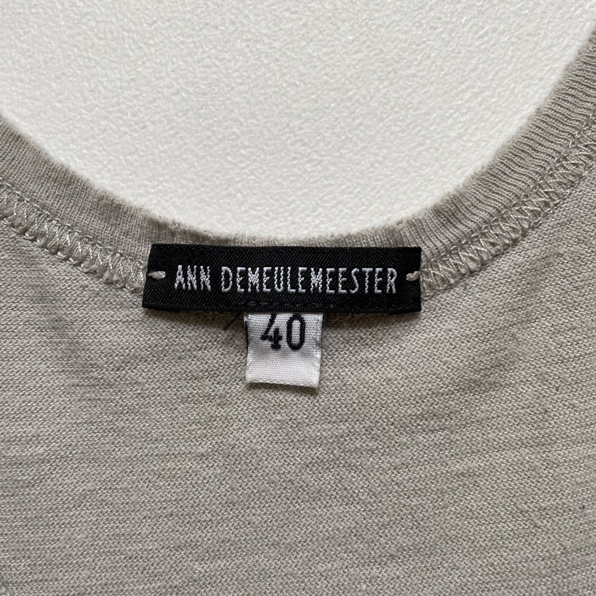 Ann Demeulemeester ‘Hand Print’ Raw Edge Cotton Vest Size M / US 6-8 / IT 42-44 - 4 Thumbnail
