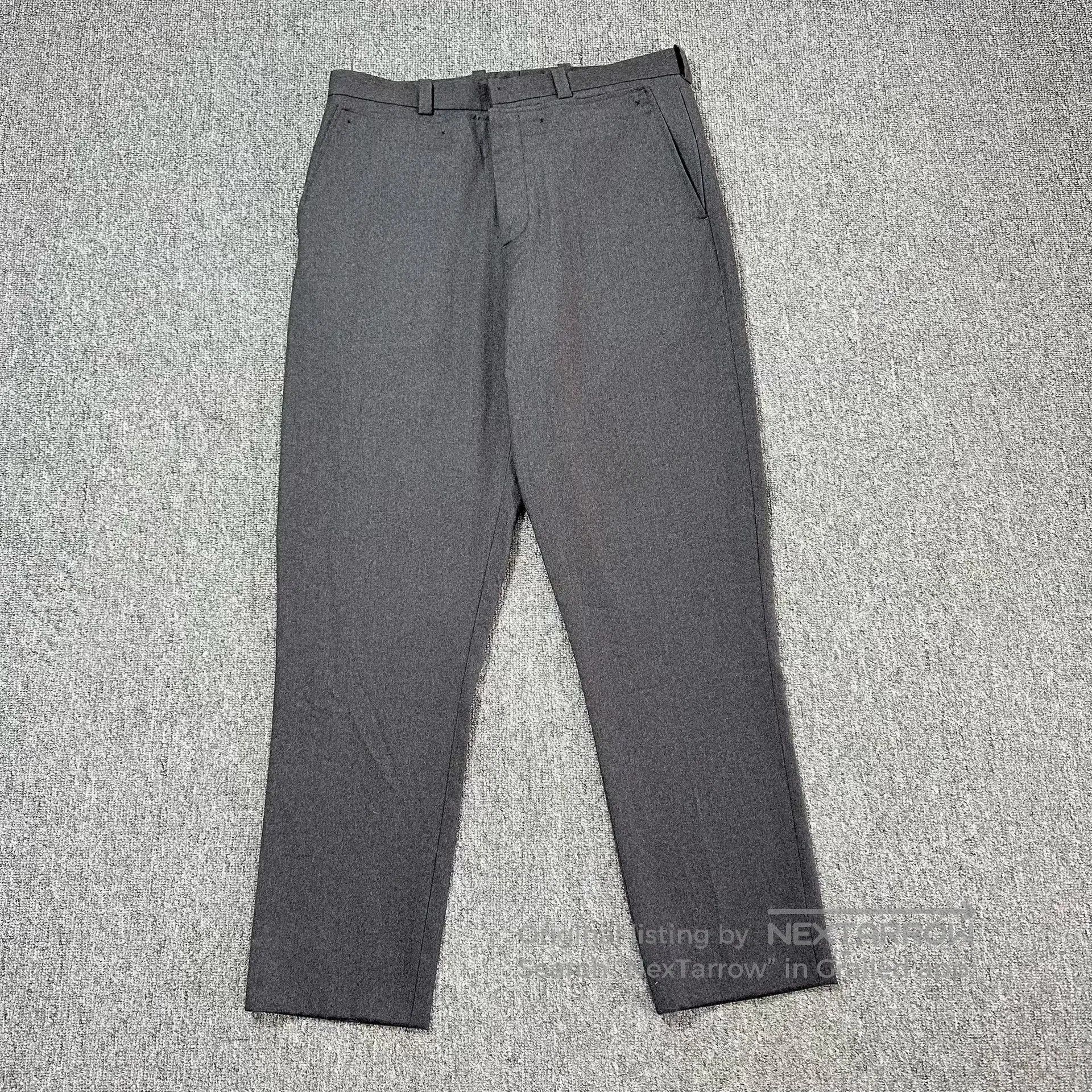 Dior Dior Homme Wool Gray Casual Trousers. Size US 32 / EU 48 - 1 Thumbnail