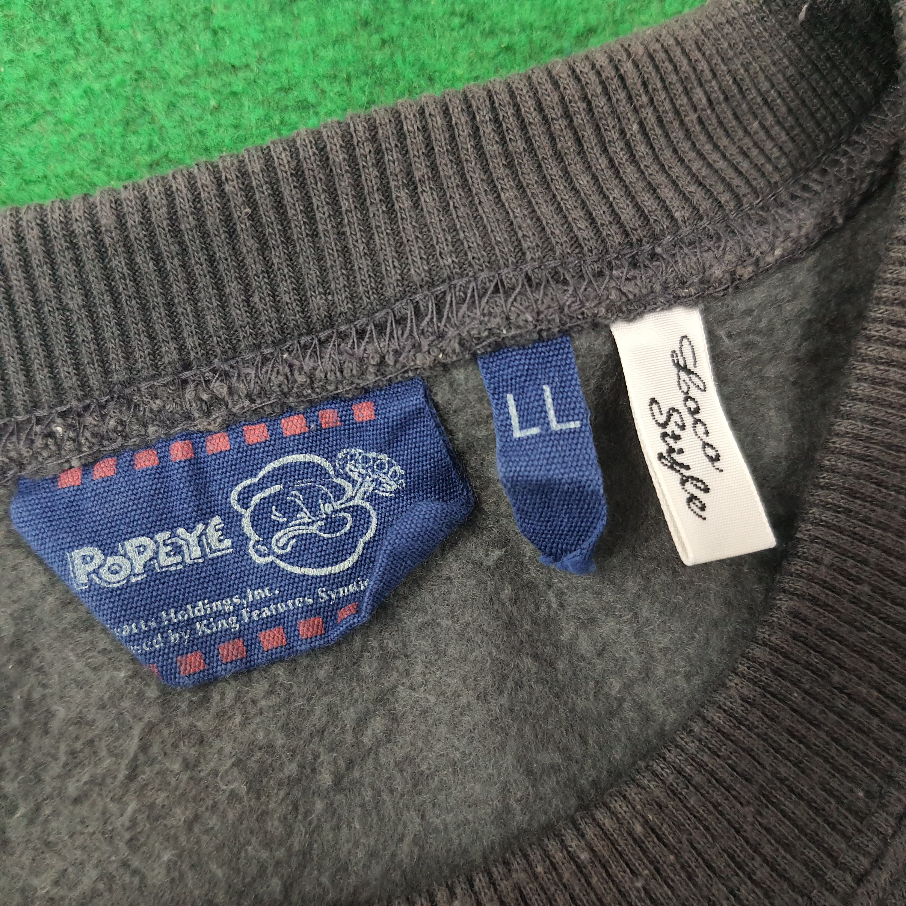 Vintage Vintage 90s POPEYE American Cartoon Sweatshirt C257N12 Size US L / EU 52-54 / 3 - 5 Thumbnail