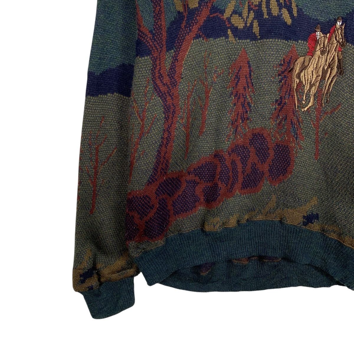 Japanese Brand Vintage Japanese Brand Lindbergh Full Print Sweater Size US M / EU 48-50 / 2 - 3 Thumbnail