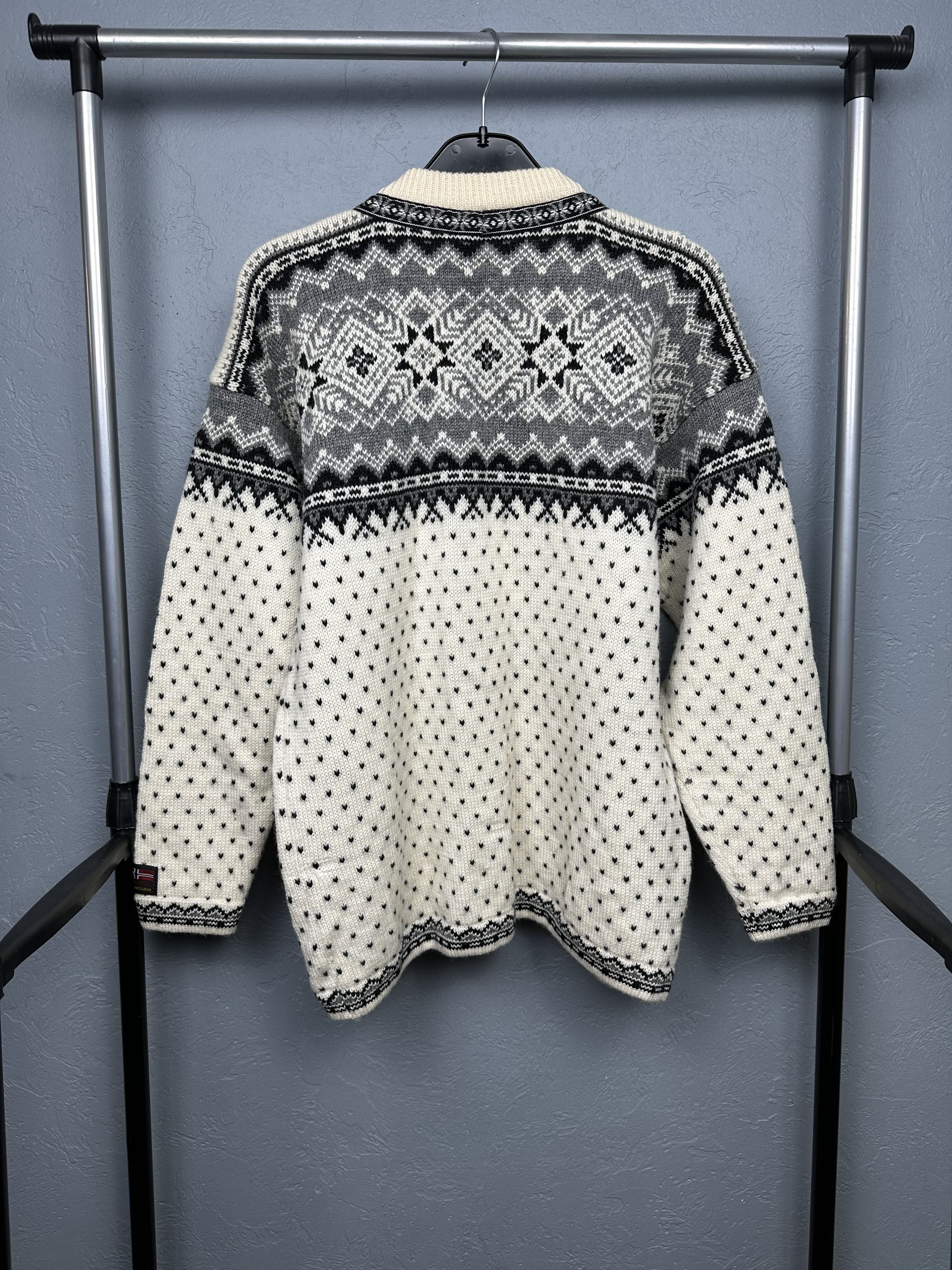 Other Norwegian Wool Vintage Mens Sweater Size US L / EU 52-54 / 3 - 7 Thumbnail