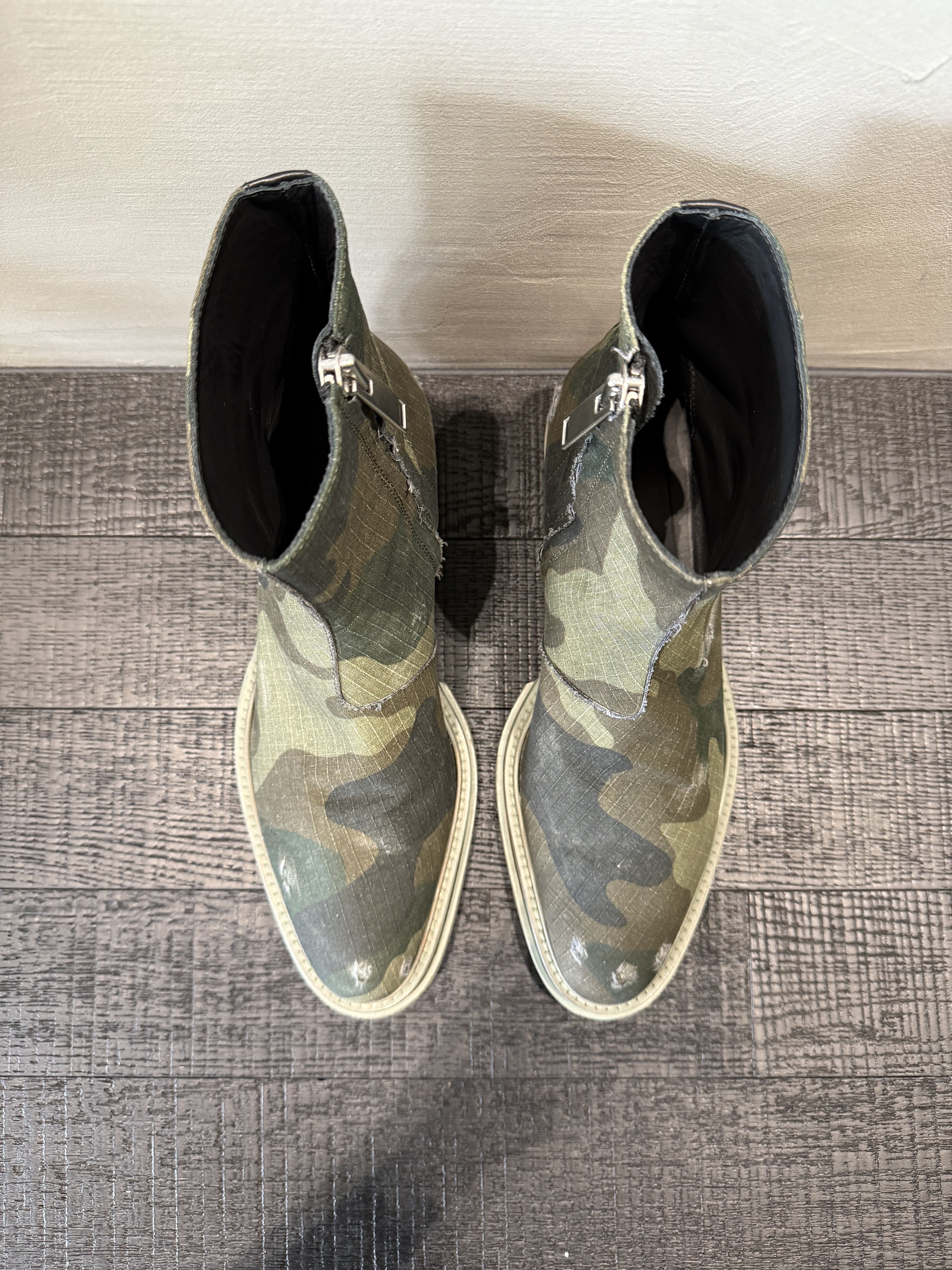 424 424 Rip Stop Leather West Coast Boot in Camo Size US 9 / EU 42 - 2 Thumbnail