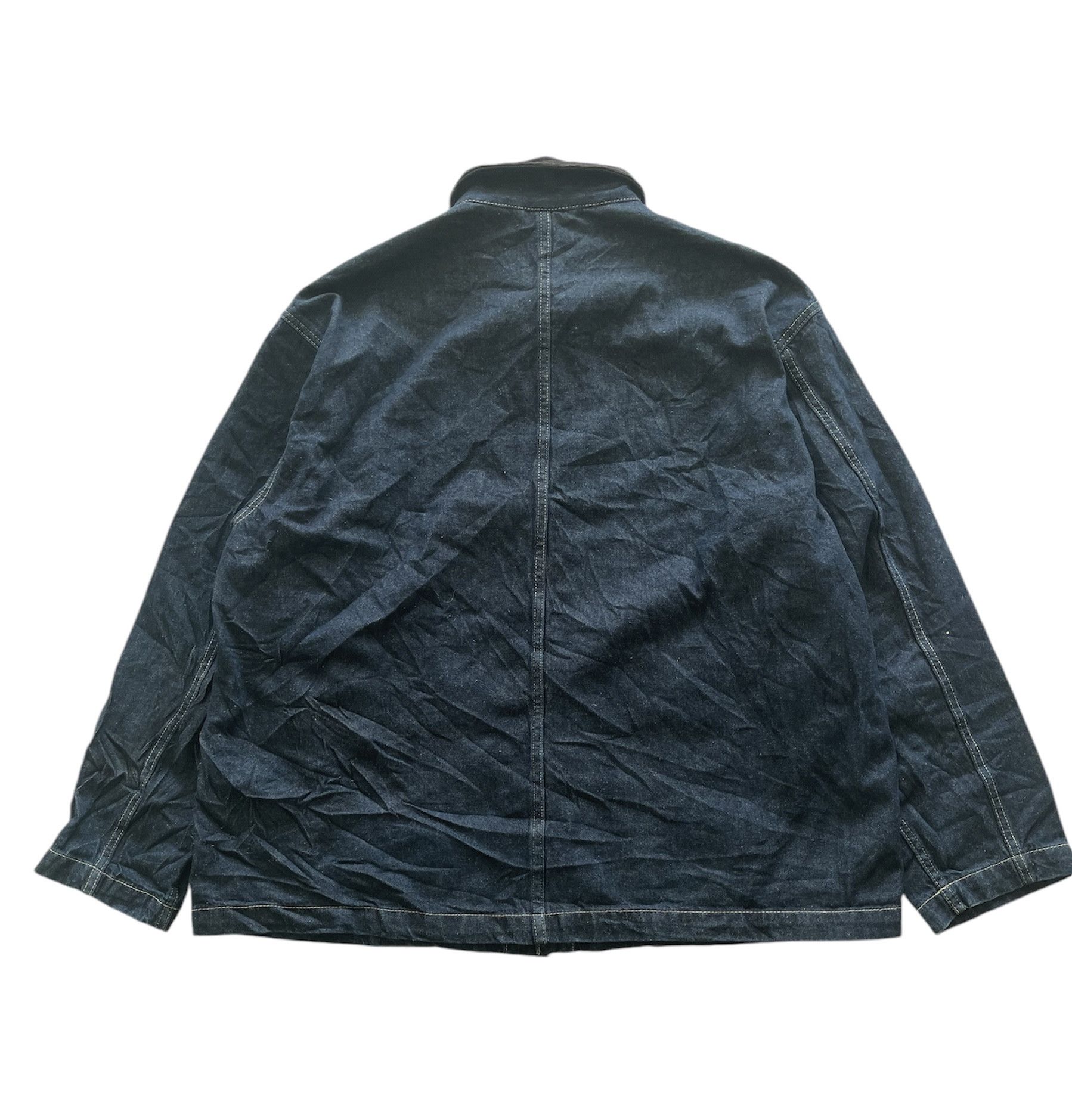 GU × Japanese Brand GU denim chore Jacket Size US XL / EU 56 / 4 - 2 Thumbnail