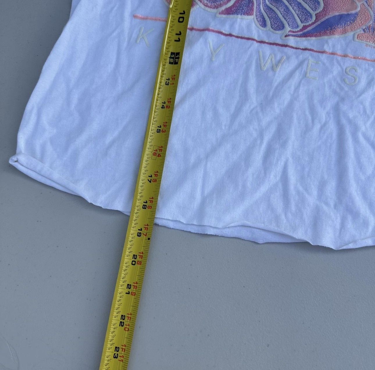 Vintage Vintage 80s 90s key west florida cropped tee Size US M / EU 48-50 / 2 - 3 Thumbnail