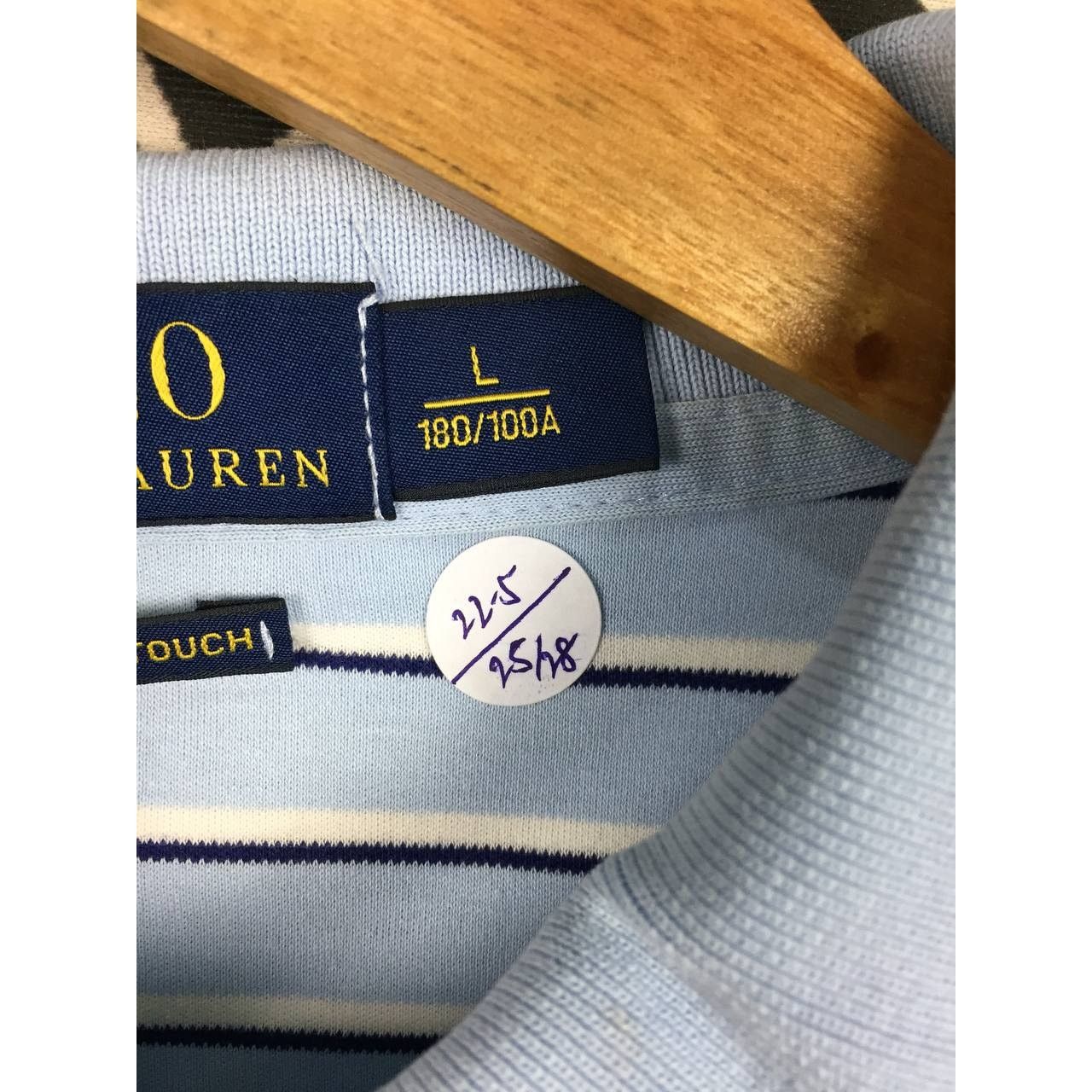 Polo Ralph Lauren × Vintage Vtg Polo Ralph Lauren Small Logo Pima Soft Touch Polo Tee Size US L / EU 52-54 / 3 - 12 Thumbnail